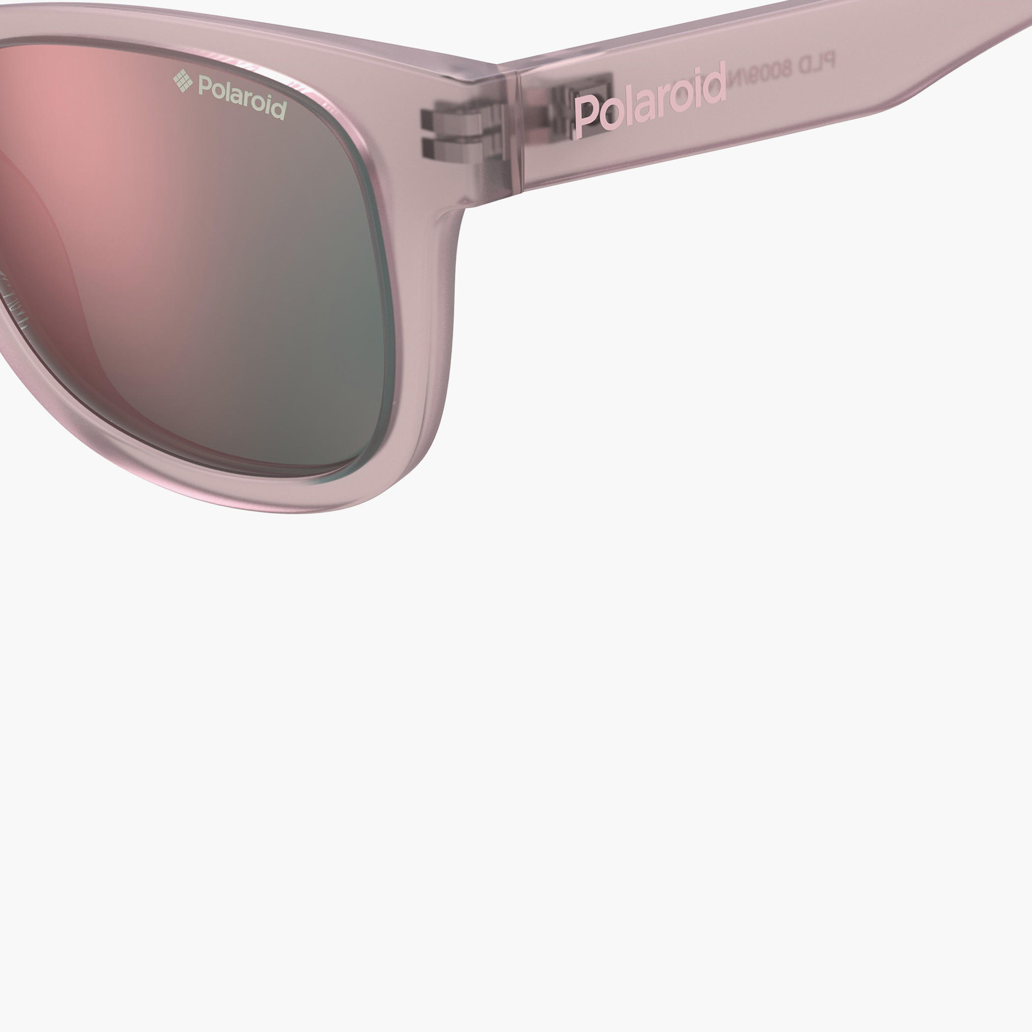 Polaroid Kids Polarized and UV Protected Rose Gold Multilayer Lens 44 mm Rectangular Sunglasses | 202900-girls-accessories-sunglasses-image-4