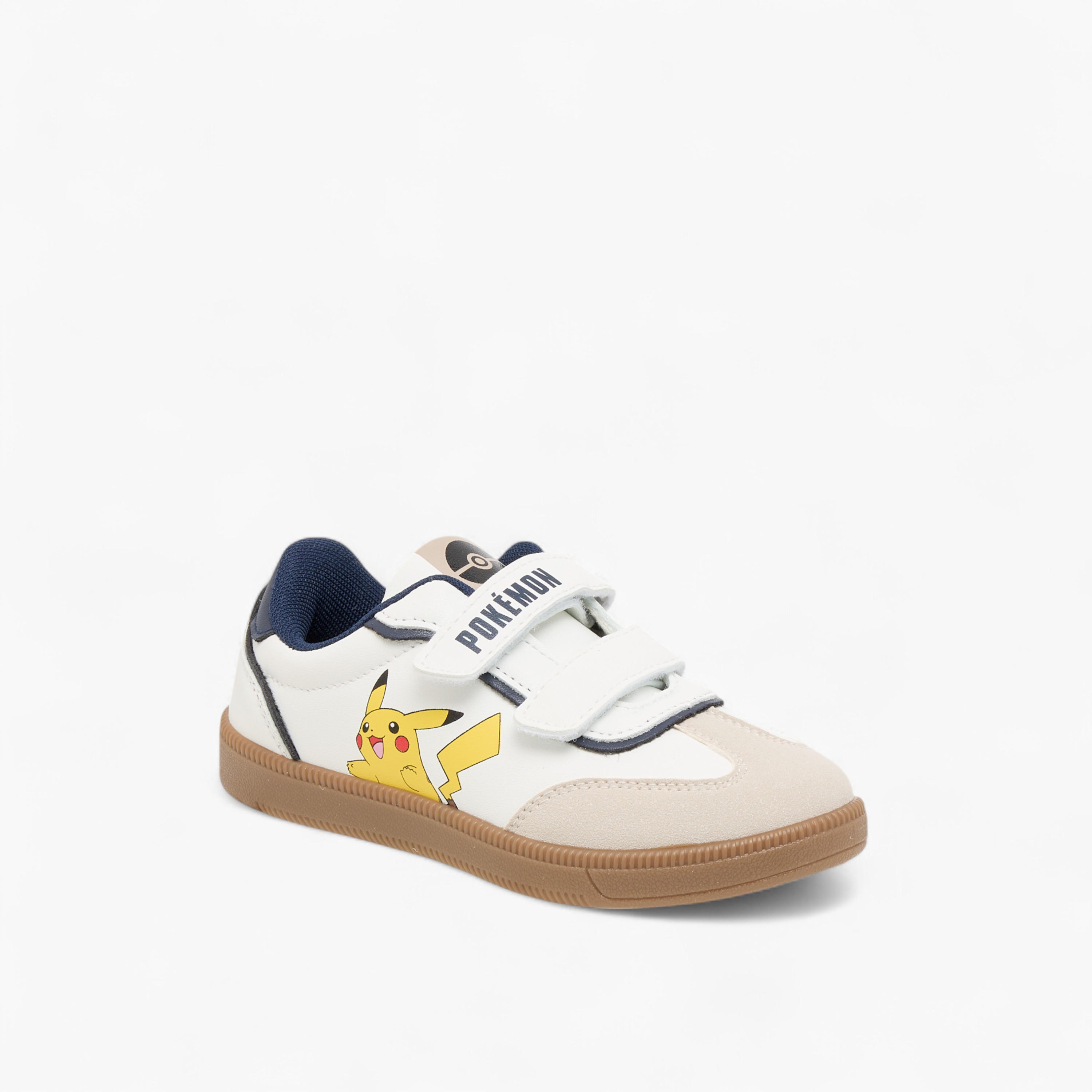 Pokemon Printed Sneakers with Hook and Loop Closure-boys-shoes-sneakers-image-2
