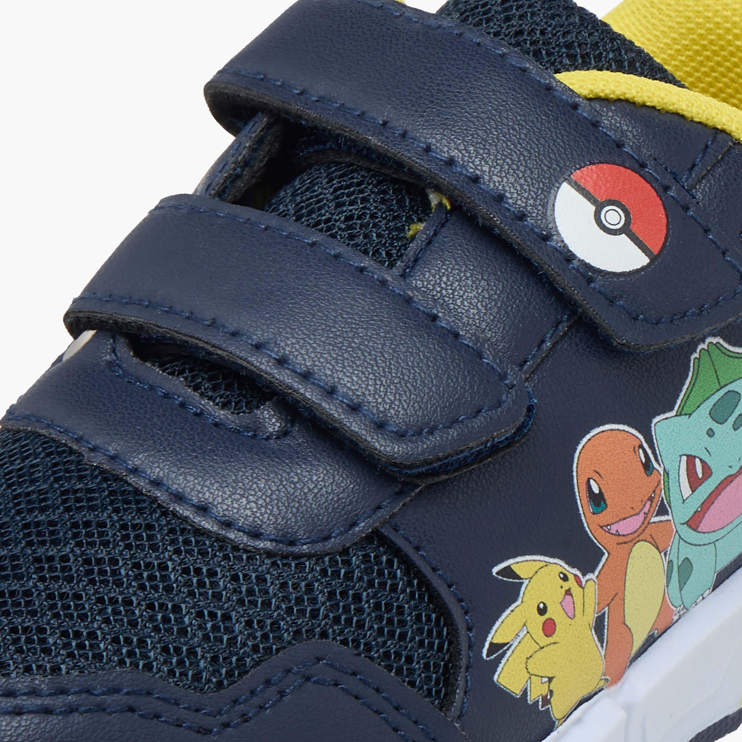Pokemon Boys Hook & Loop Light-Up Ankle Sneakers-boys-shoes-sneakers-image-4