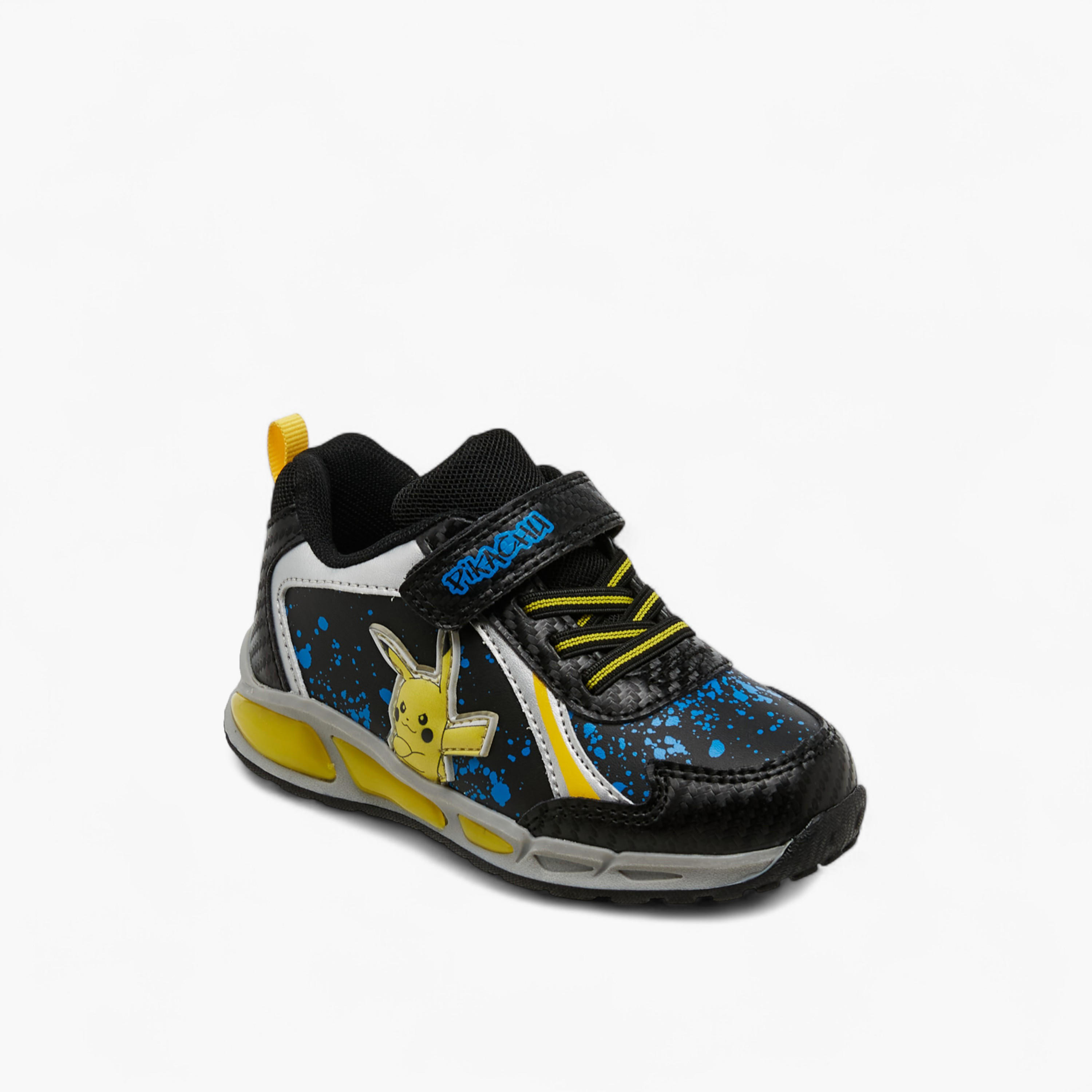 Pokemon Boys Hook & Loop Light-Up Ankle Sneakers-boys-shoes-sneakers-image-2