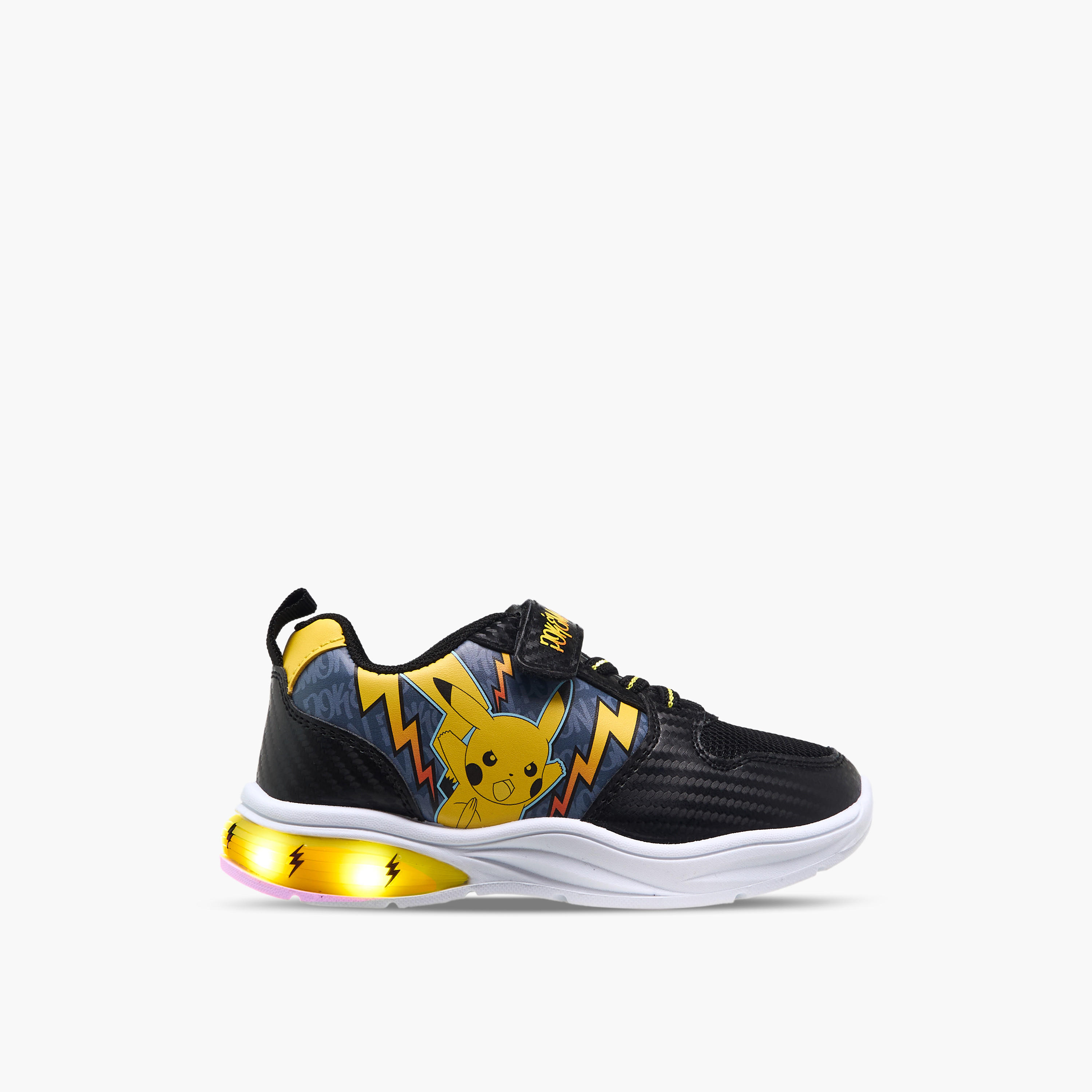 Pokemon Boys Hook & Loop Light-Up Sneakers-boys-shoes-sneakers-image-4