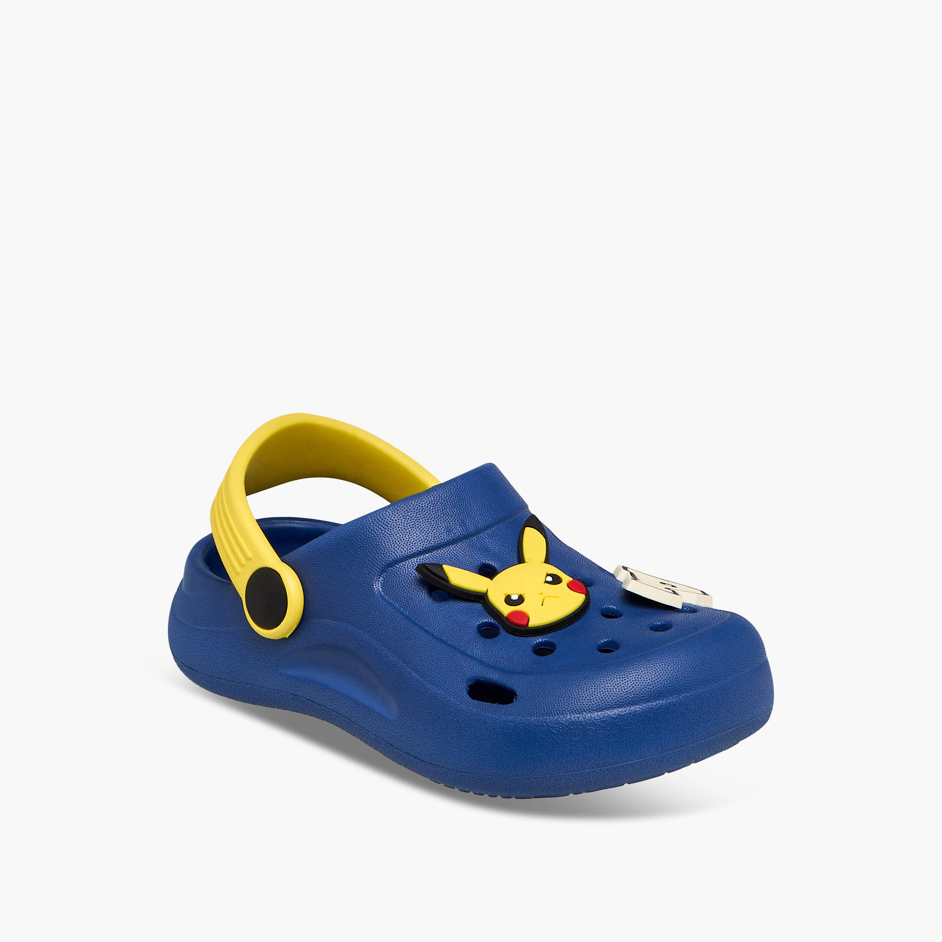 Pokemon Boys Pikachu Charm Detail Clog Sandals-boys-shoes-sandals-image-2