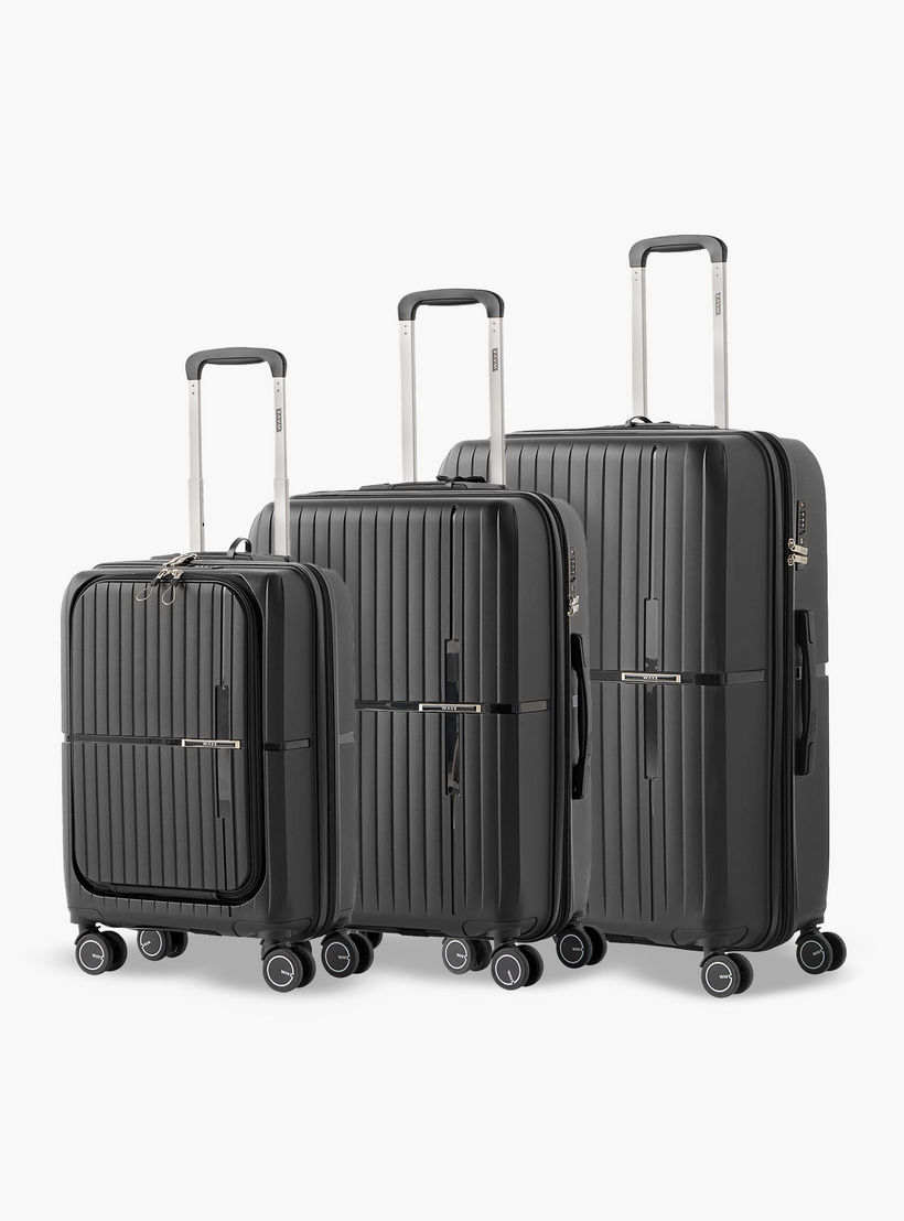 WAVE Solid Hardcase Trolley Bag with Retractable Handle - Set of 3-travel-luggagesandbags-luggage-image-1