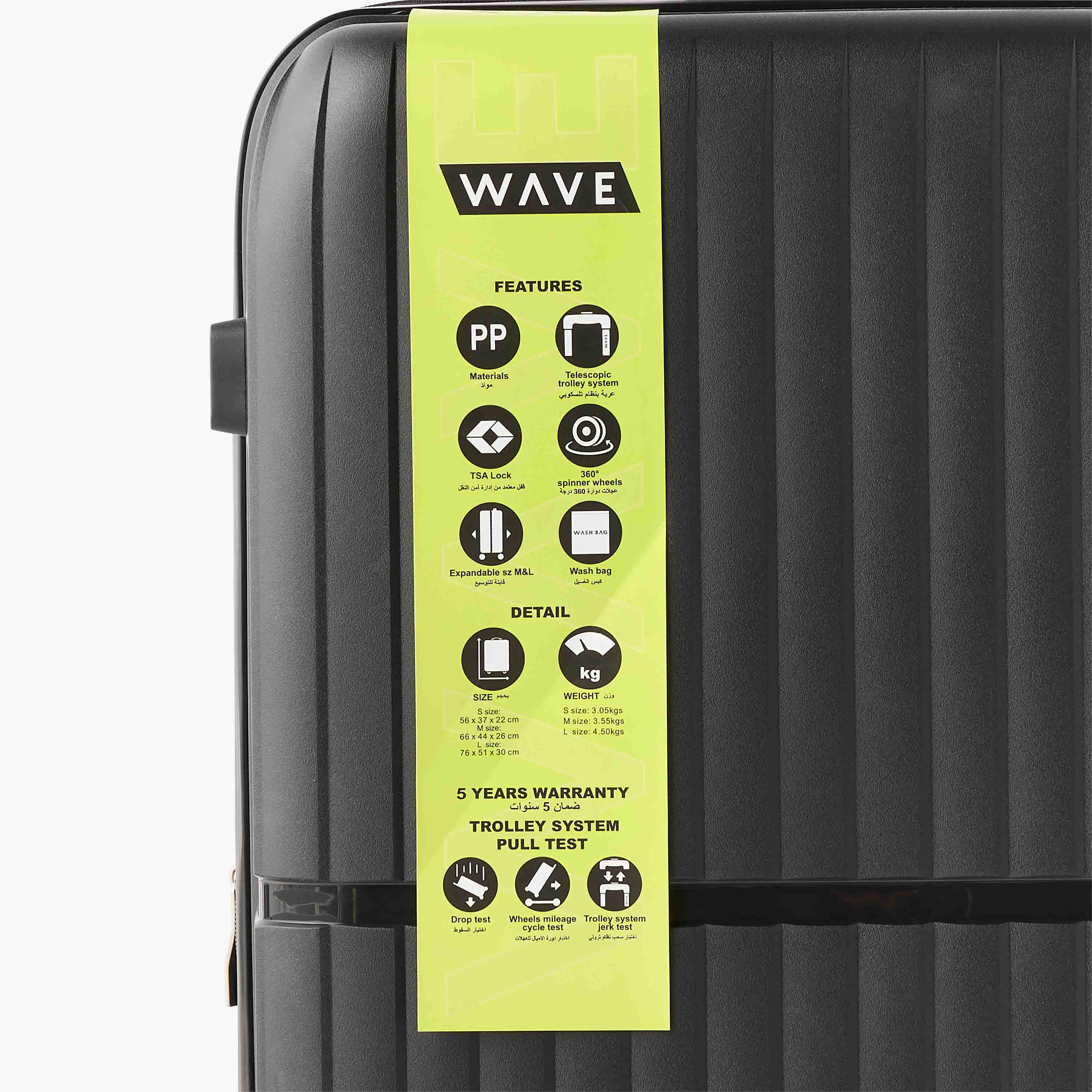 WAVE Solid Hardcase Trolley Bag with Retractable Handle - Set of 3-travel-luggagesandbags-luggage-image-12