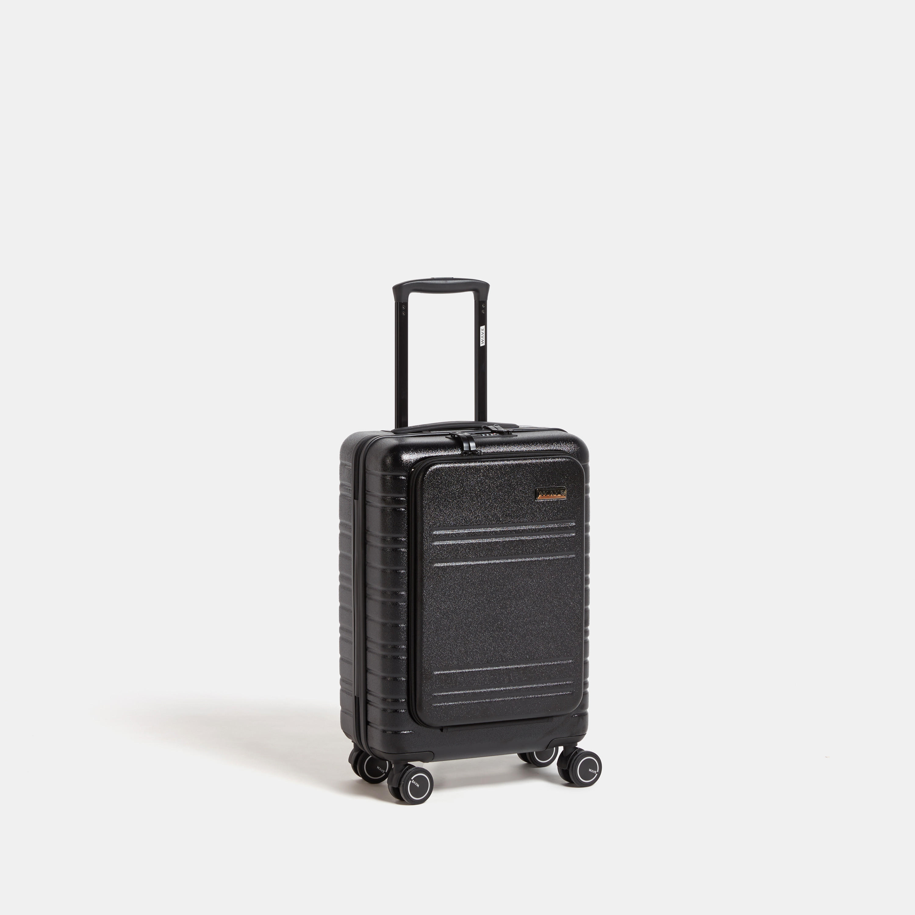 WAVE Textured Hardcase Luggage Trolley with Retractable Handle - 20 inches Cabin Bag-travel-luggagesandbags-luggage-image-1