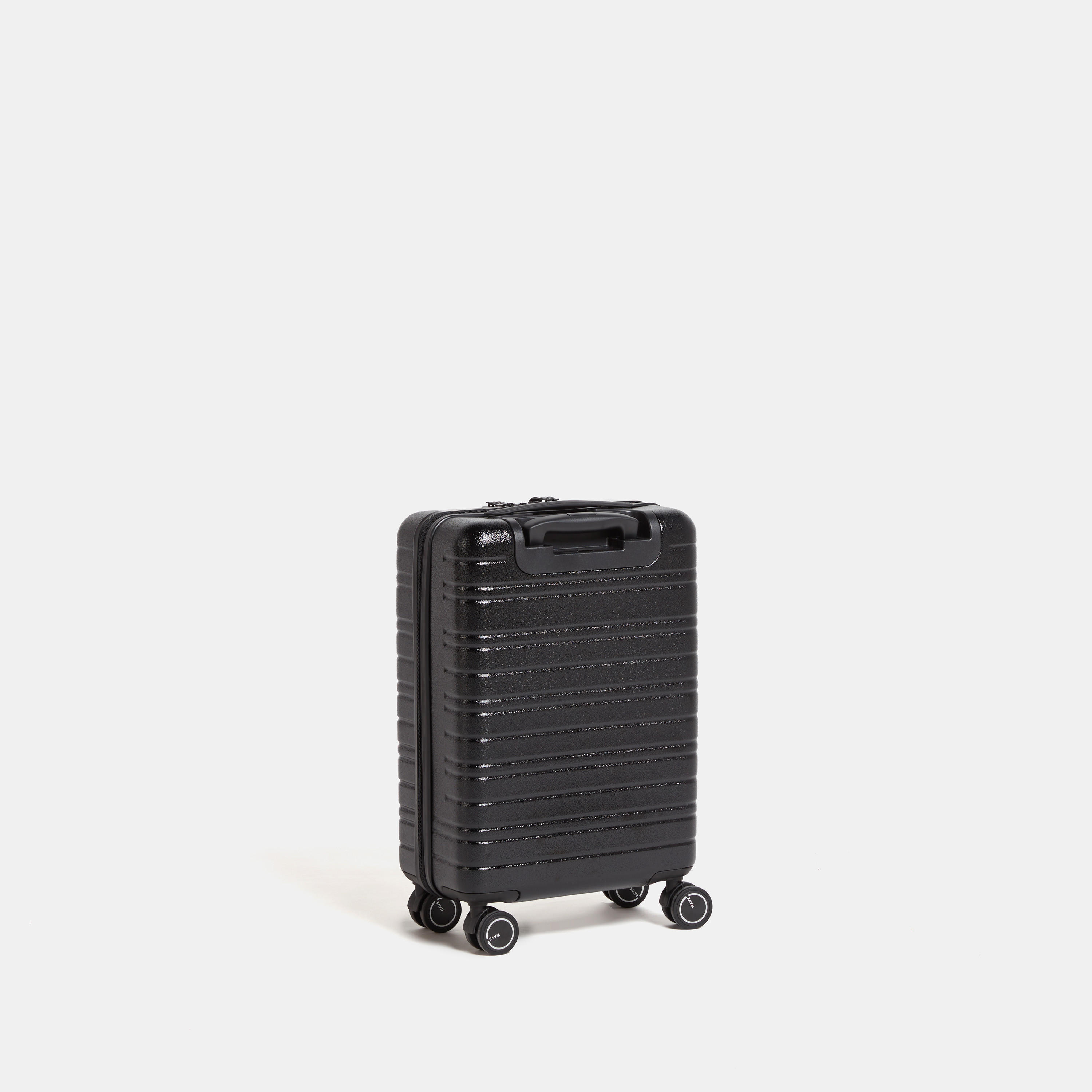 WAVE Textured Hardcase Luggage Trolley with Retractable Handle - 20 inches Cabin Bag-travel-luggagesandbags-luggage-image-3
