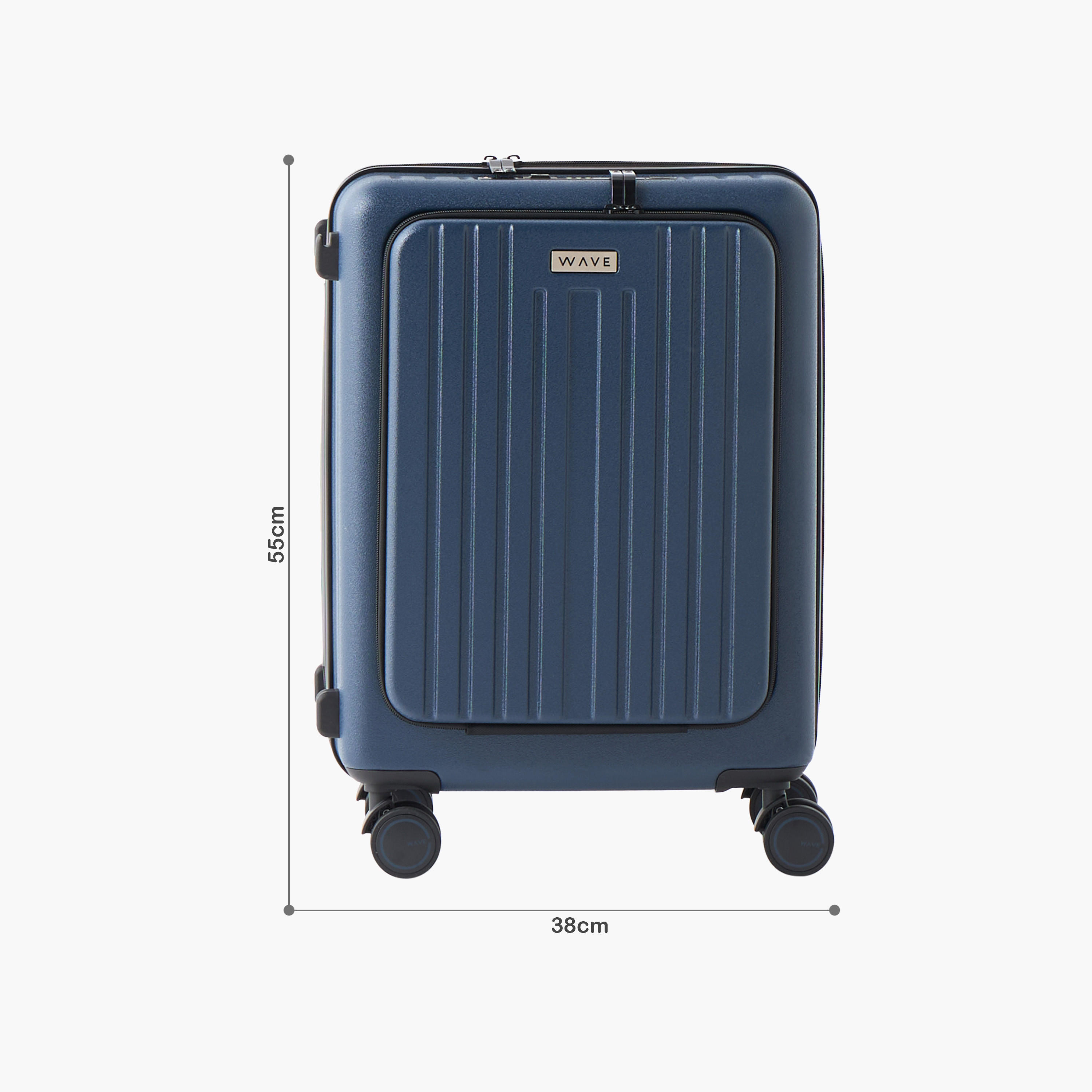 شنطة ترولي صلبة بارزة الملمس بمقبض قابل للسحب من ويف - شنطة شحن 20 بوصة-travel-luggagesandbags-luggage-image-2