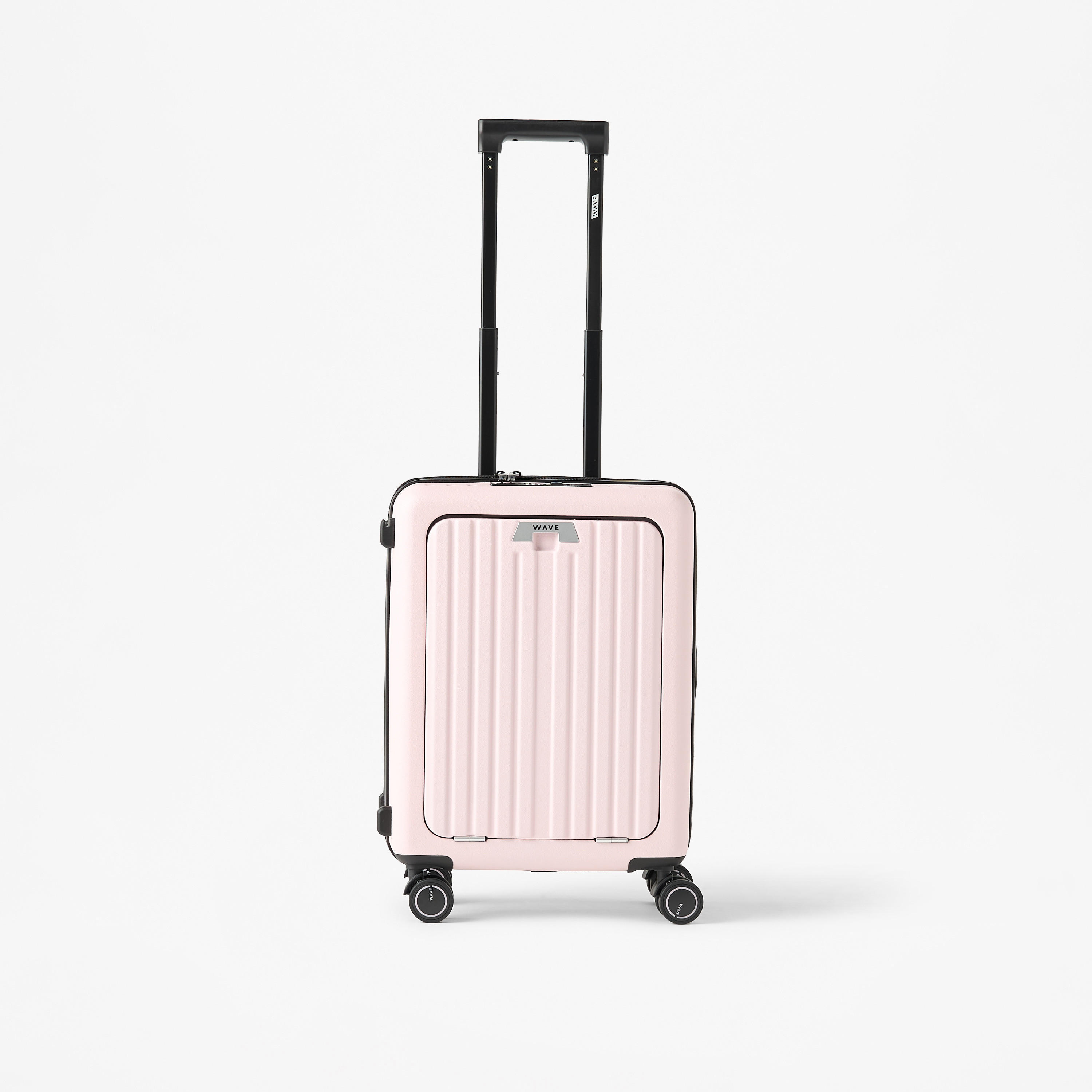 WAVE Textured Hardcase Trolley with Retractable Handle - 20 Inches Check-in Bag-travel-luggagesandbags-luggage-image-1