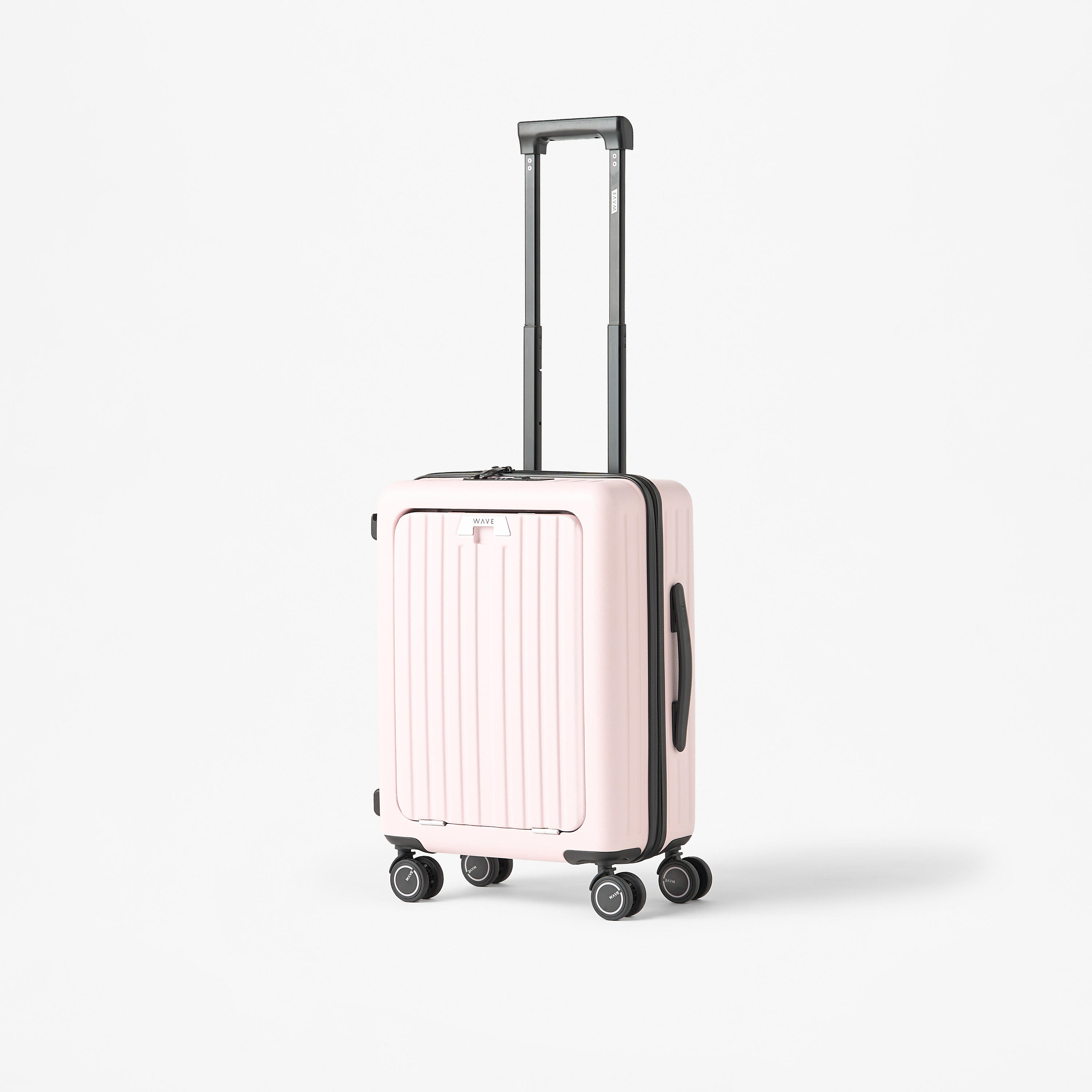 WAVE Textured Hardcase Trolley with Retractable Handle - 20 Inches Check-in Bag-travel-luggagesandbags-luggage-image-2