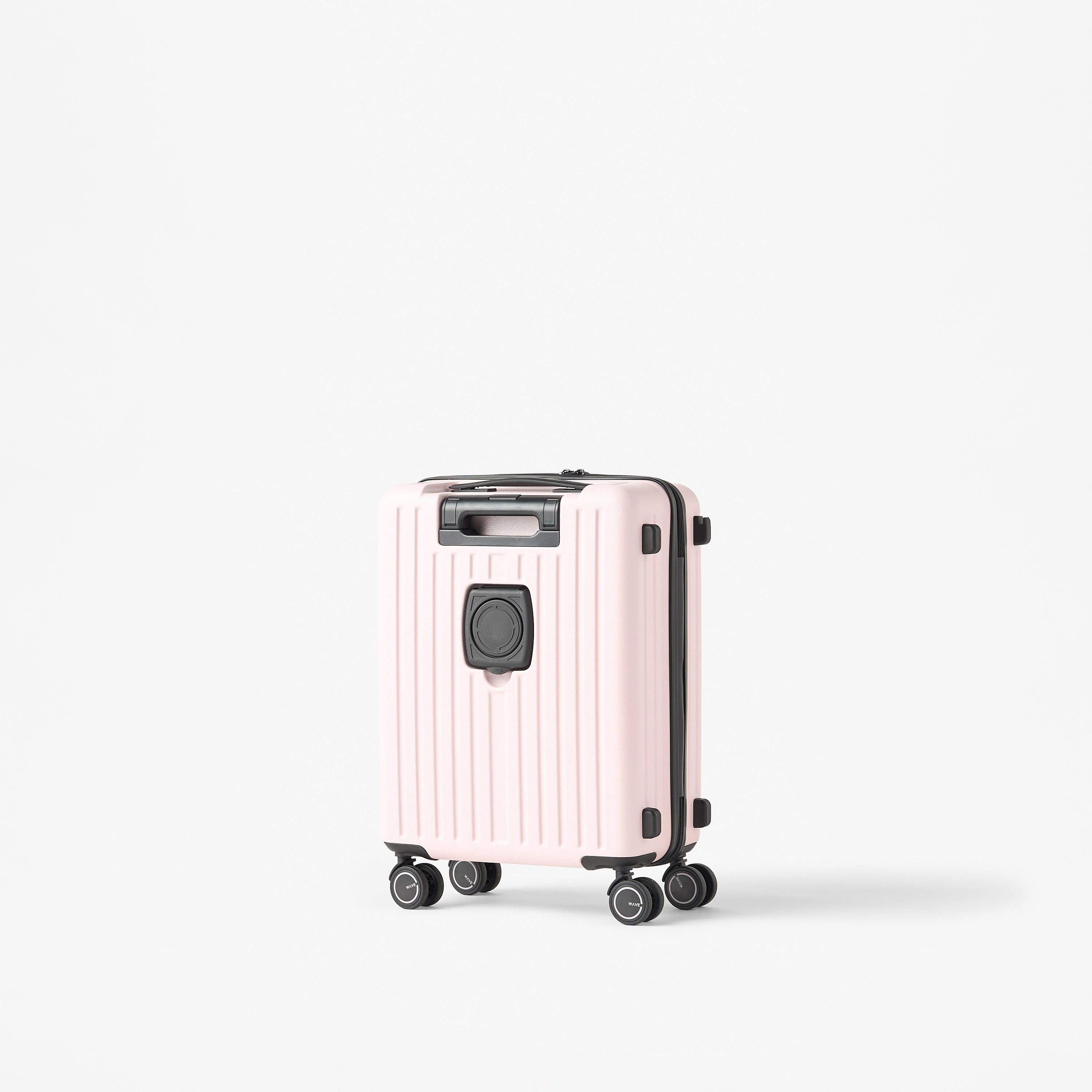WAVE Textured Hardcase Trolley with Retractable Handle - 20 Inches Check-in Bag-travel-luggagesandbags-luggage-image-3