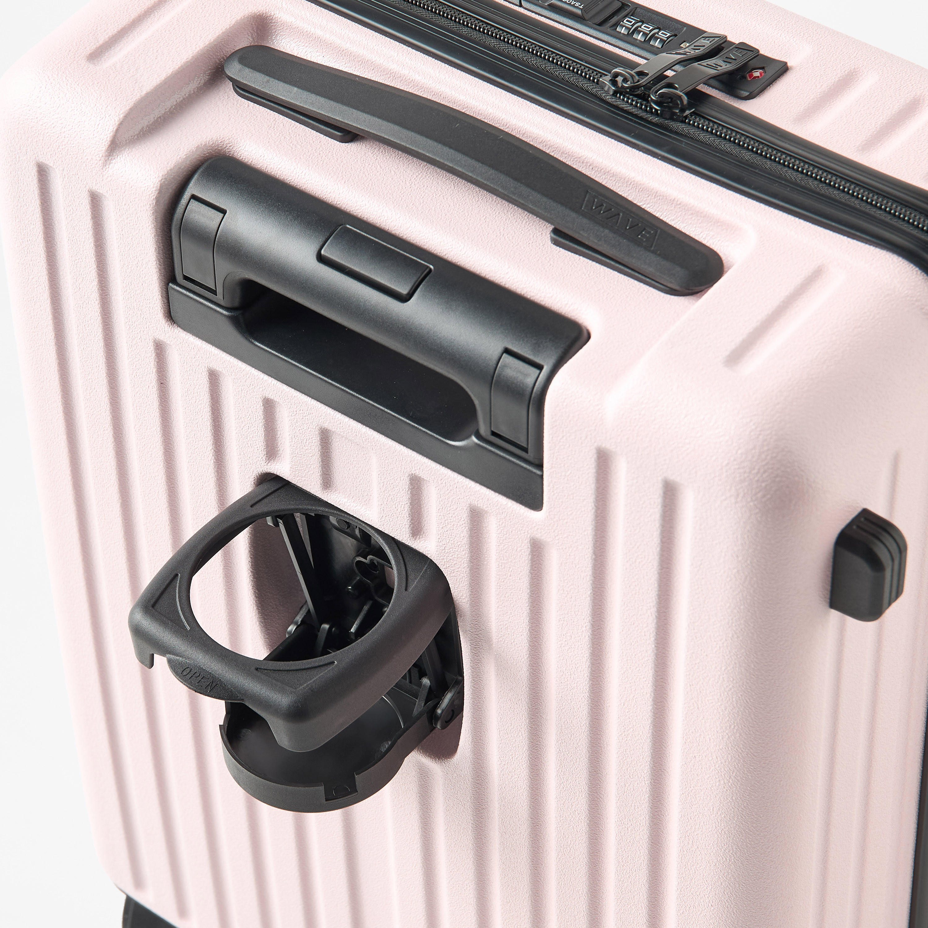 WAVE Textured Hardcase Trolley with Retractable Handle - 20 Inches Check-in Bag-travel-luggagesandbags-luggage-image-6