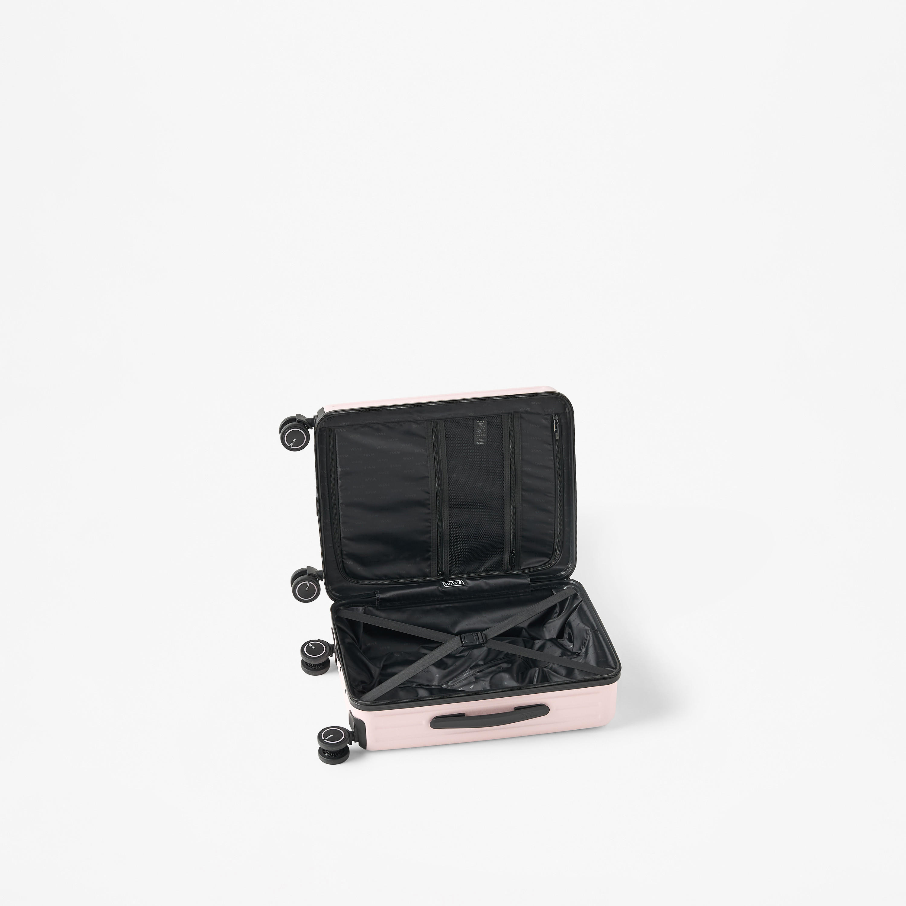 WAVE Textured Hardcase Trolley with Retractable Handle - 20 Inches Check-in Bag-travel-luggagesandbags-luggage-image-7