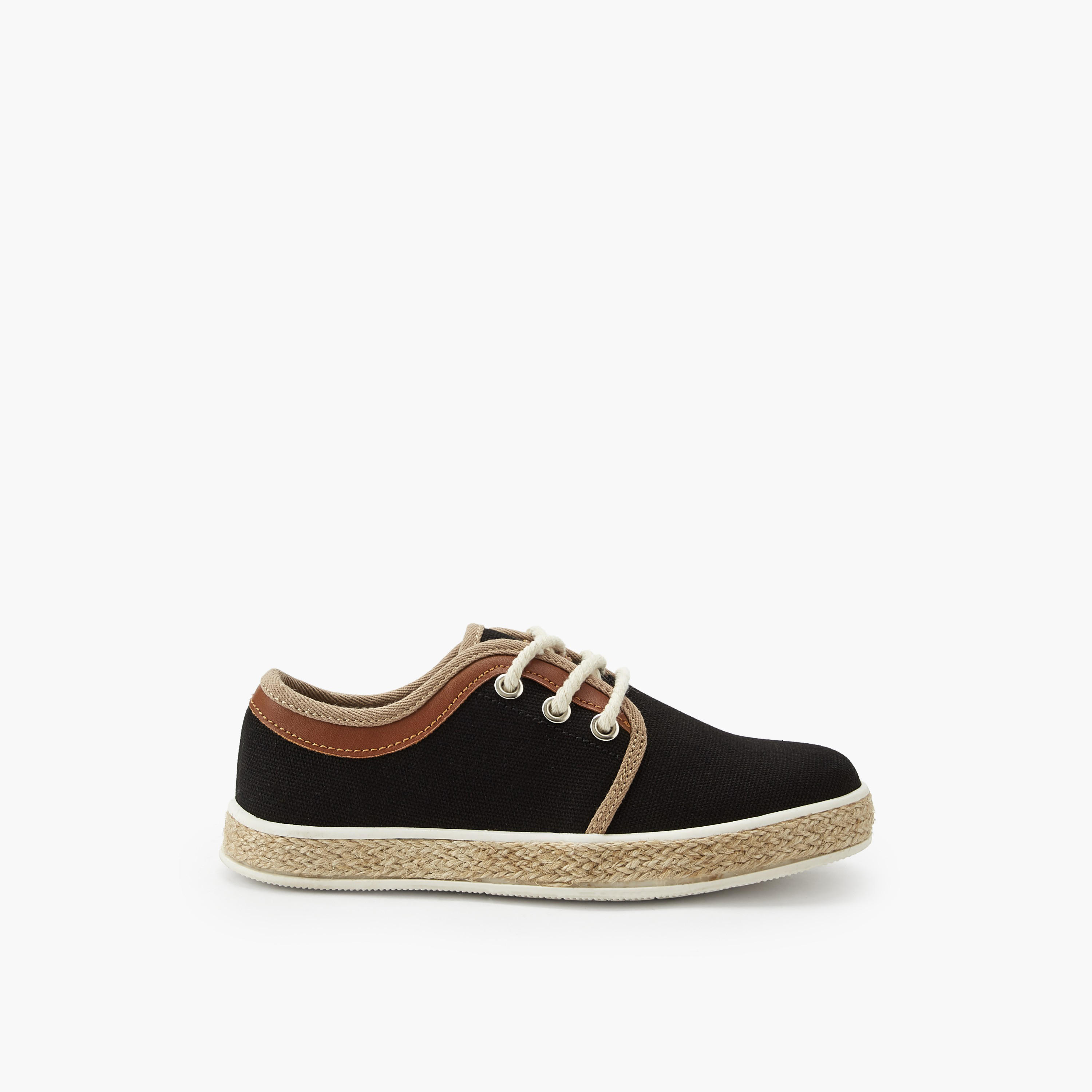 Peppermint Boys Lace-Up Espadrille Sneakers-boys-shoes-sneakers-image-3