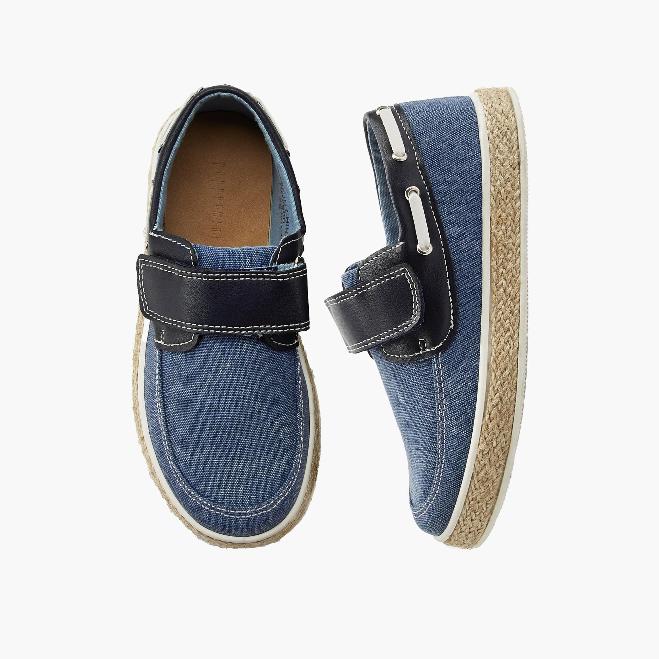 حذاء لوفر إسبادريل بشريط إغلاق لاصق للأولاد من بيبرمينت-boys-shoes-loafers-image-6