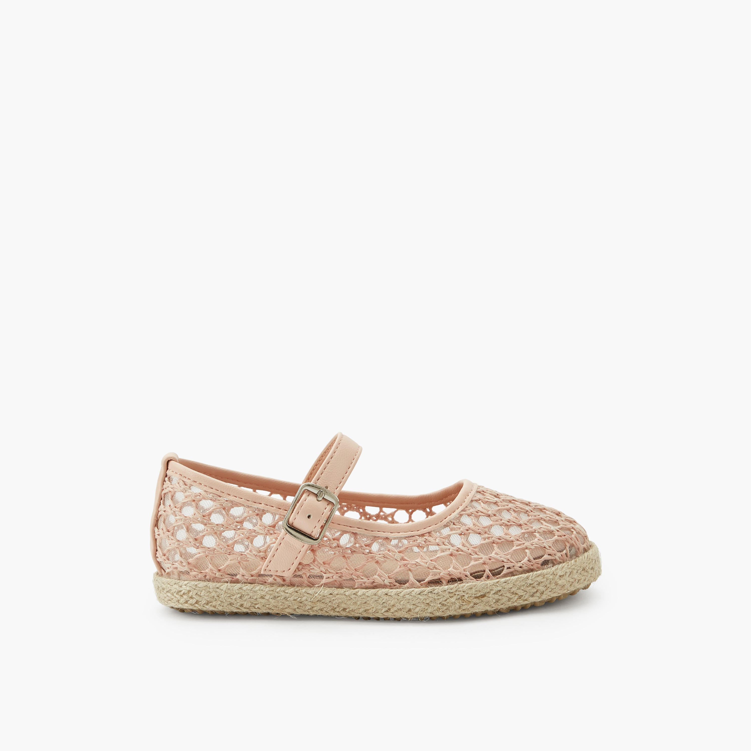 حذاء ماري جين إسبادريل بشريط إغلاق لاصق للبنات من بيبرمينت-girls-shoes-ballerinas-image-3