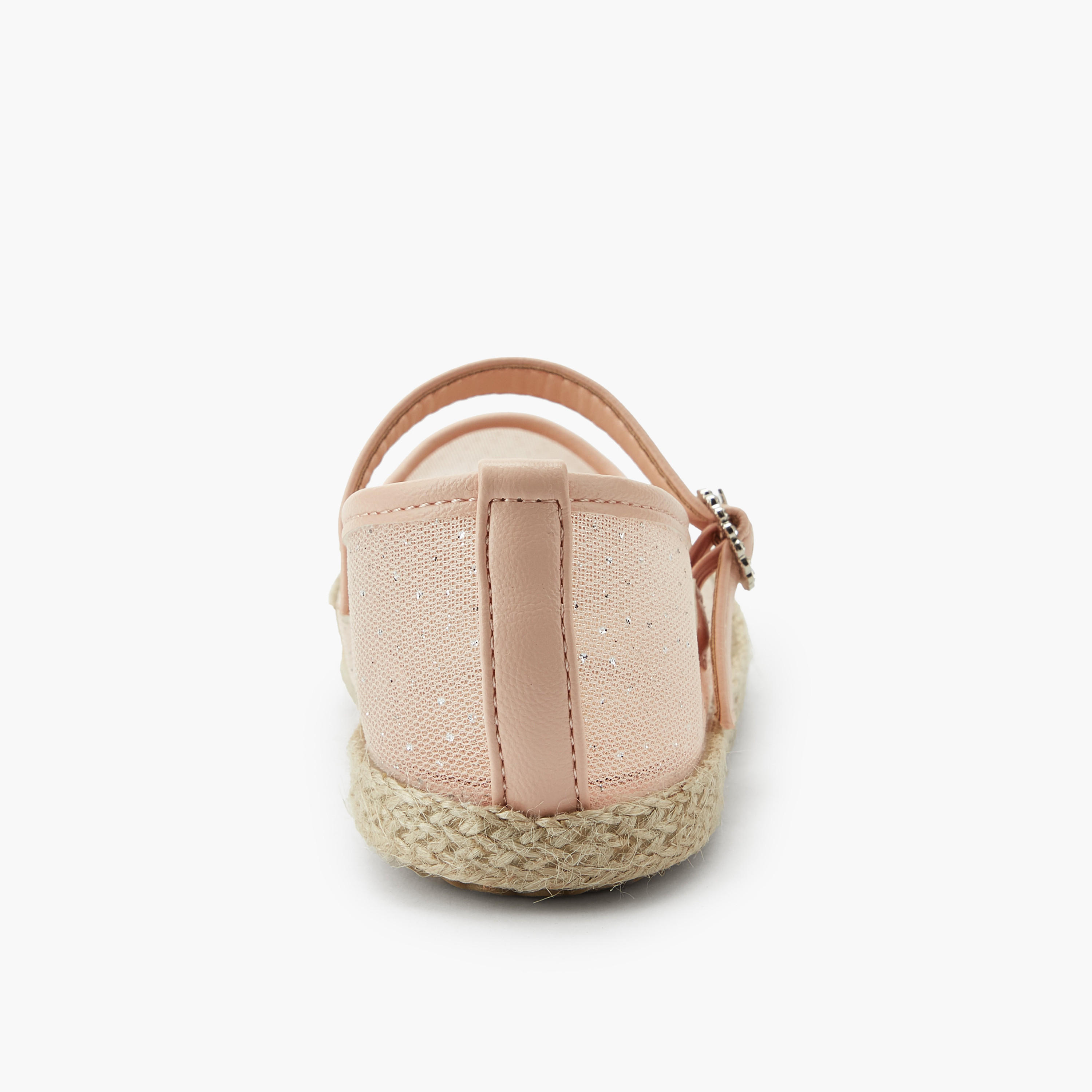 Peppermint Girls Hook & Loop Espadrille Mary Jane Shoes-girls-shoes-ballerinas-image-4