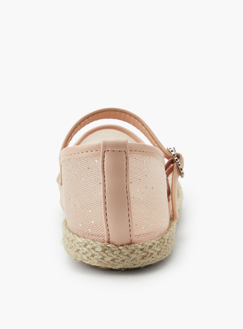 Peppermint Girls Hook & Loop Espadrille Mary Jane Shoes-girls-shoes-ballerinas-image-4