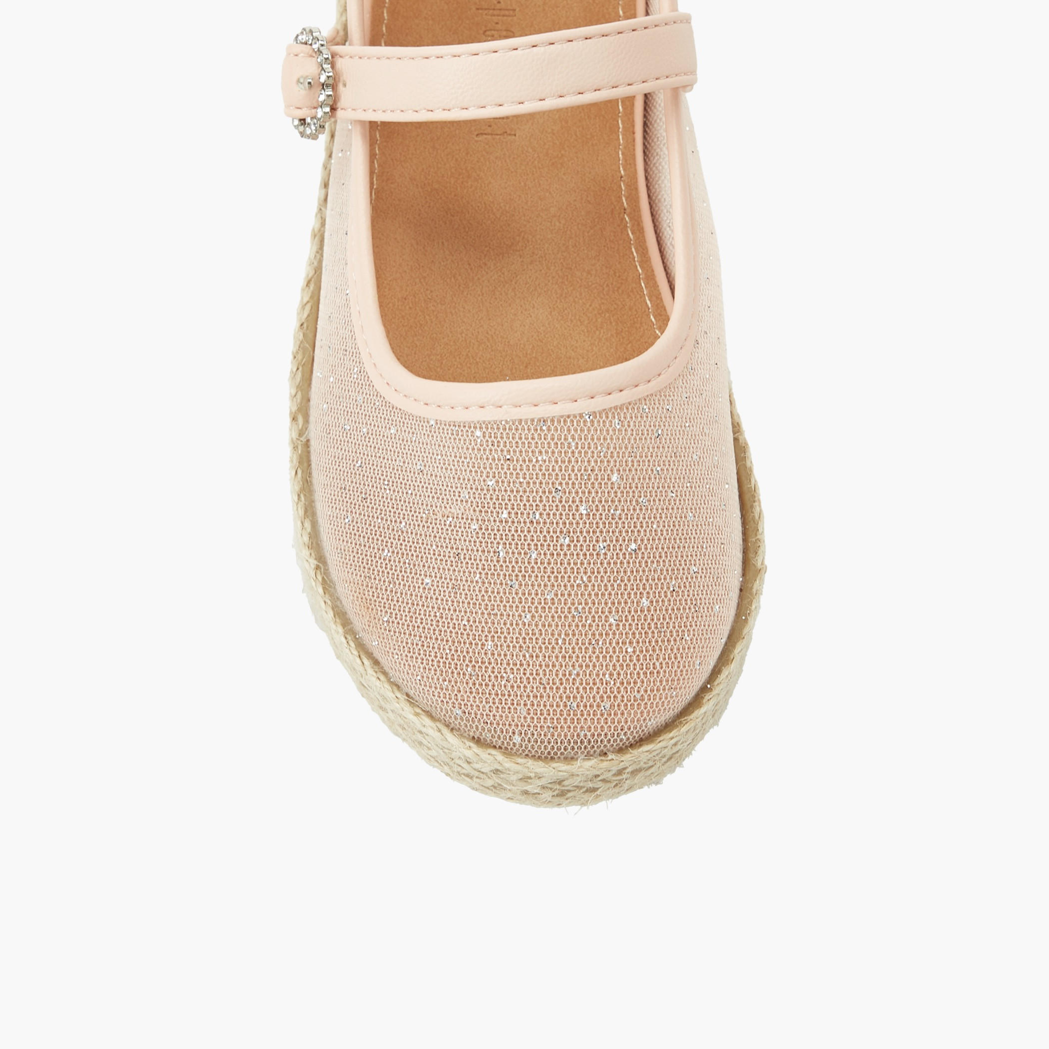 Peppermint Girls Hook & Loop Espadrille Mary Jane Shoes-girls-shoes-ballerinas-image-5