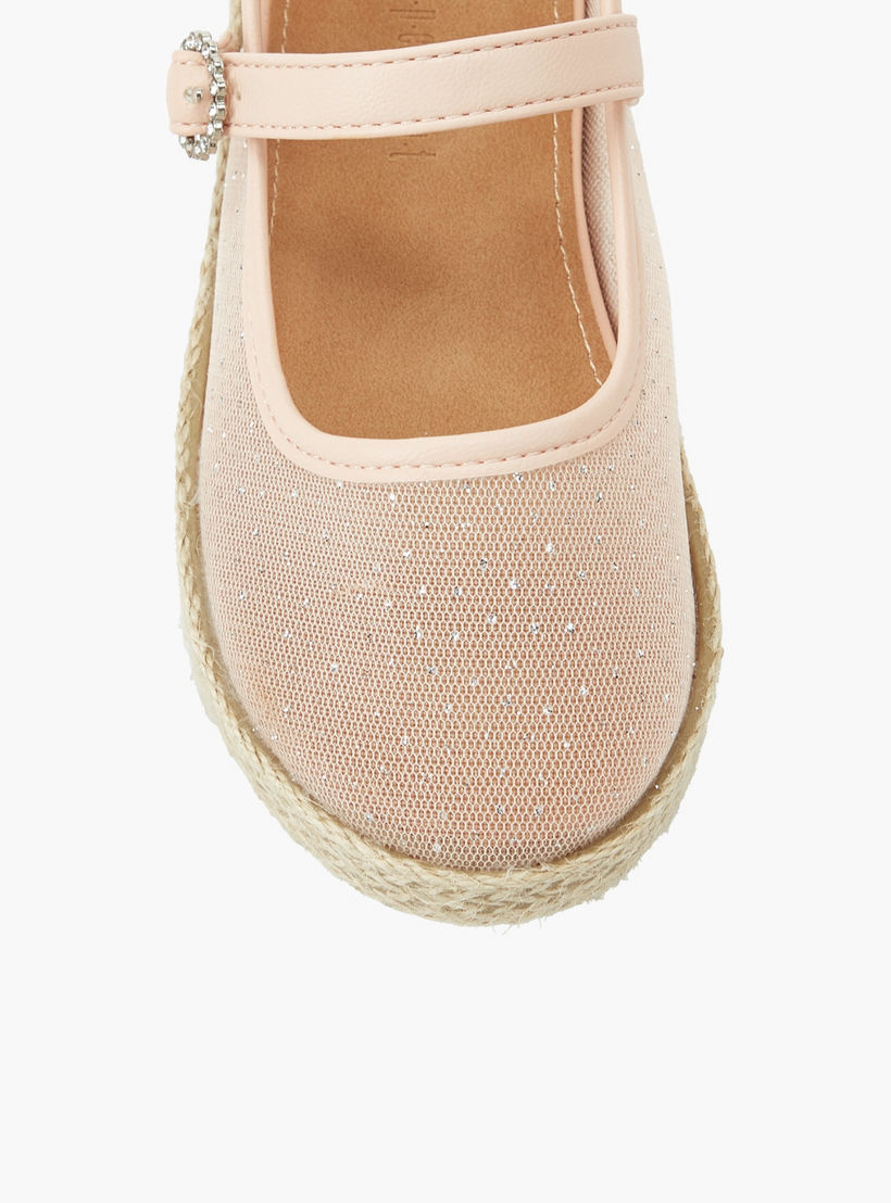 Peppermint Girls Hook & Loop Espadrille Mary Jane Shoes-girls-shoes-ballerinas-image-5