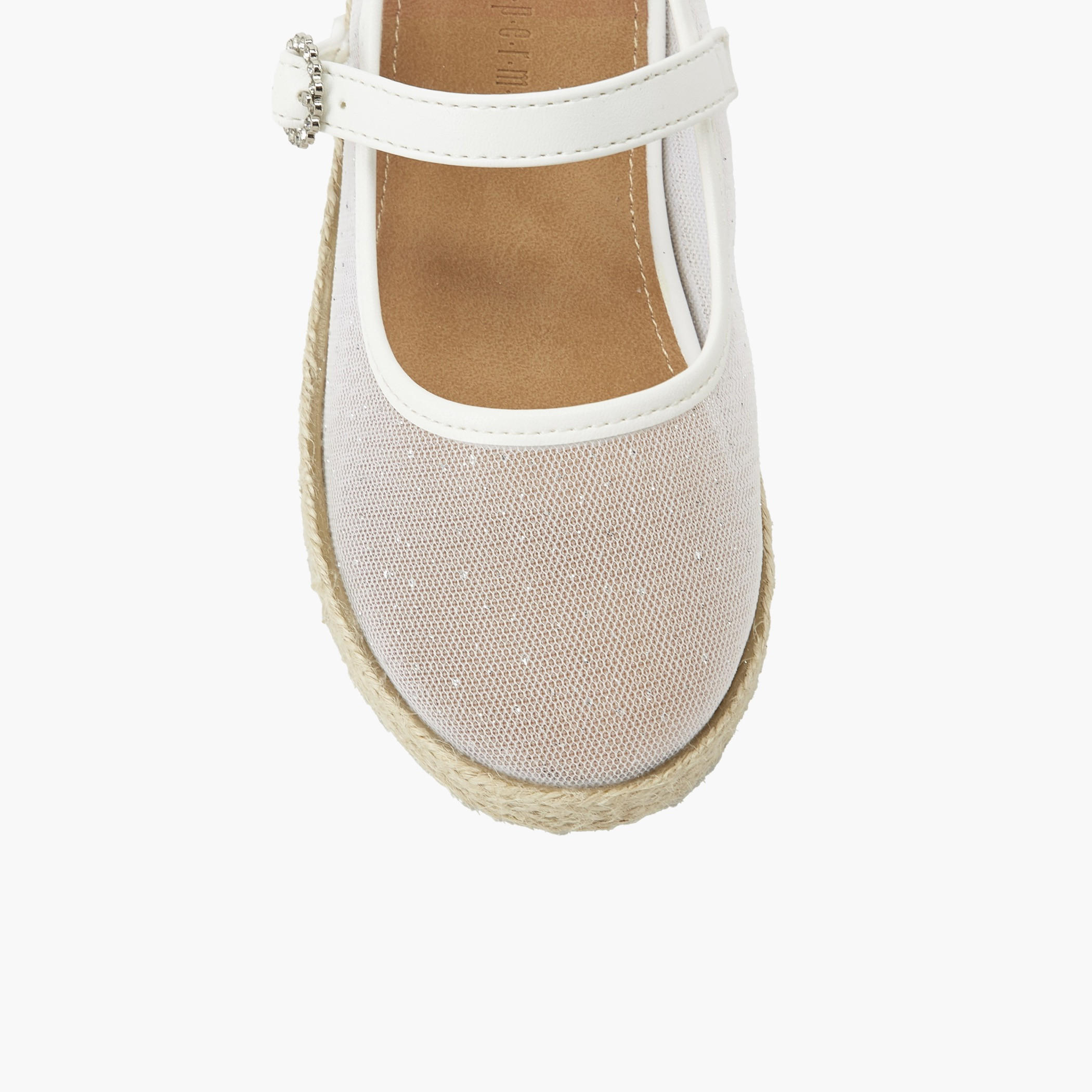 Peppermint Girls Hook & Loop Espadrille Mary Jane Shoes-girls-shoes-ballerinas-image-5