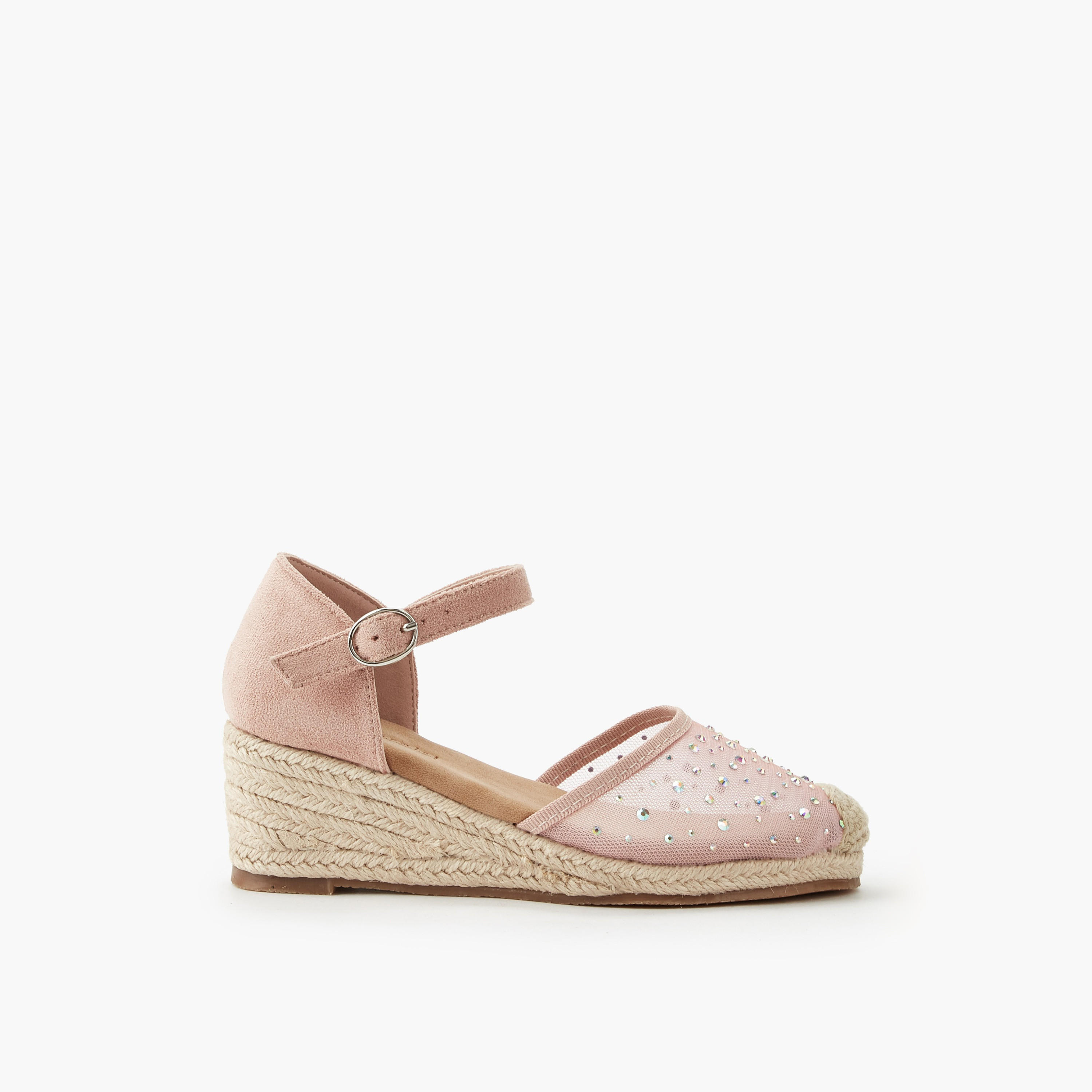صندل إسبادريل بكعب ويدج للبنات من بيبرمينت-girls-shoes-sandals-image-13