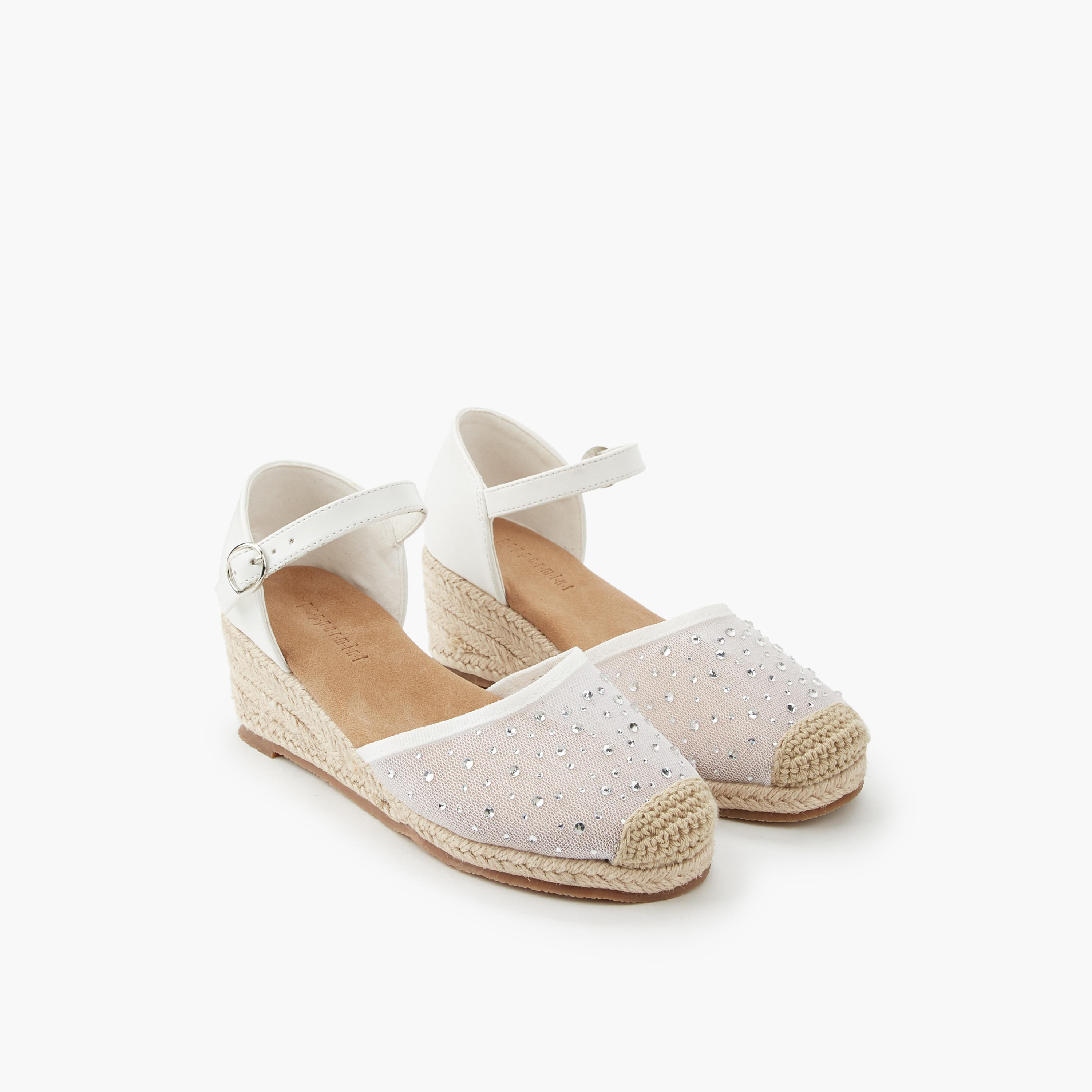 صندل إسبادريل بكعب ويدج للبنات من بيبرمينت-girls-shoes-sandals-image-6
