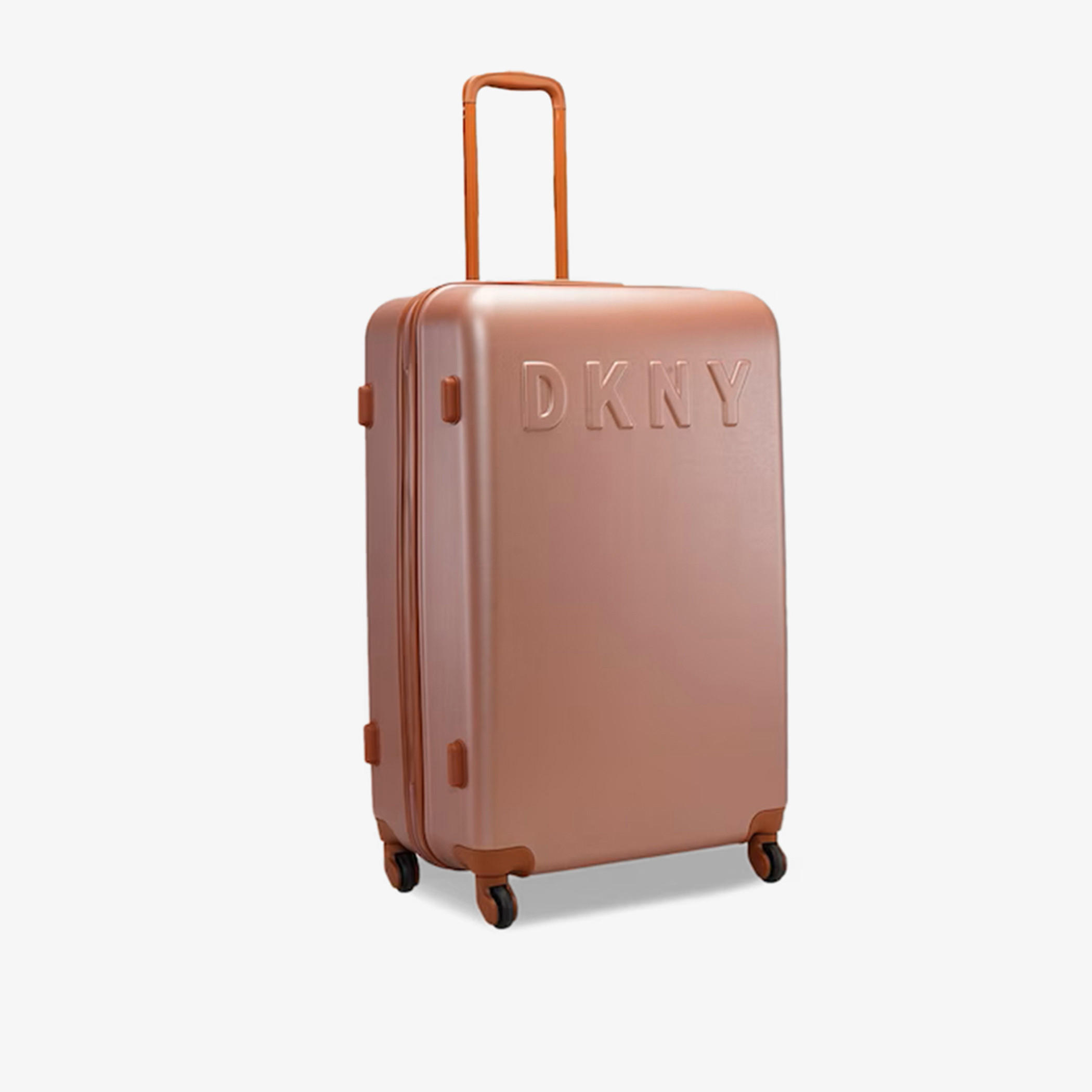 DKNY Logo Detail Hardcase Trolley Bag with Retractable Handle-travel-luggagesandbags-luggage-image-2