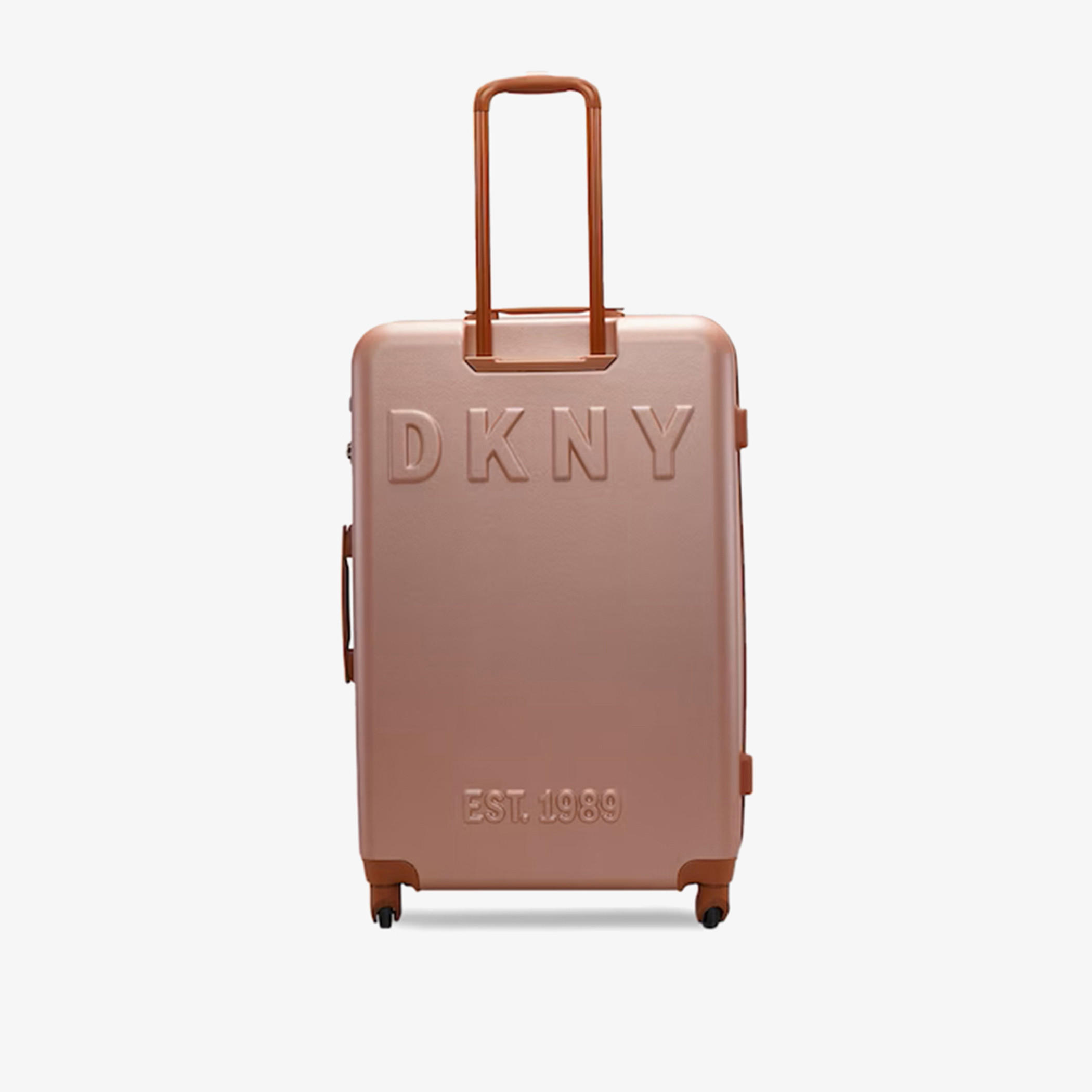 DKNY Logo Detail Hardcase Trolley Bag with Retractable Handle-travel-luggagesandbags-luggage-image-4