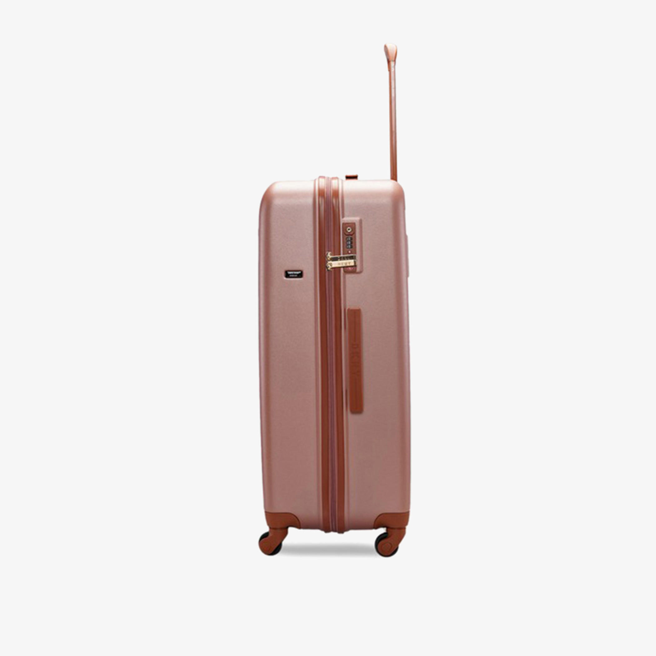 DKNY Logo Detail Hardcase Trolley Bag with Retractable Handle-travel-luggagesandbags-luggage-image-5