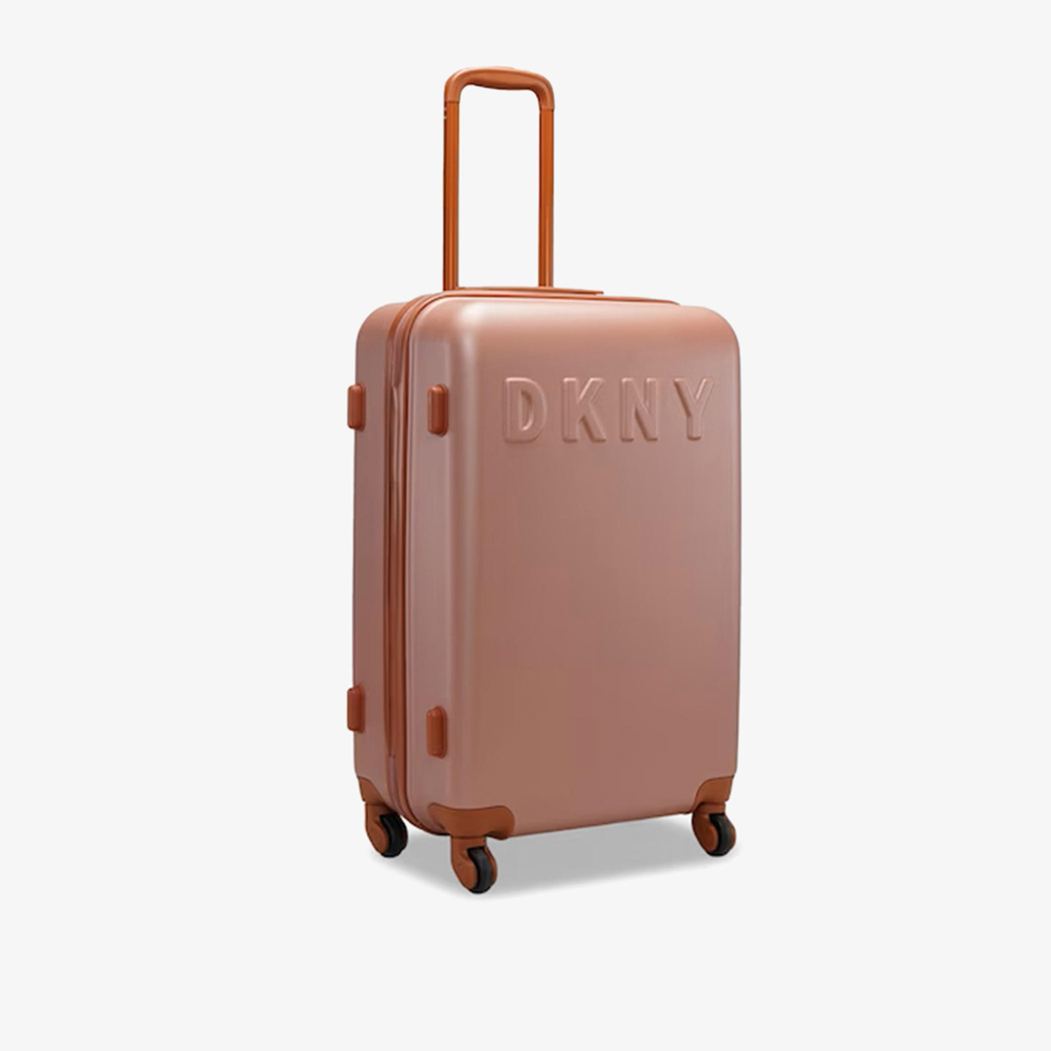 DKNY Logo Detail Hardcase Trolley Bag with Retractable Handle-travel-luggagesandbags-luggage-image-2