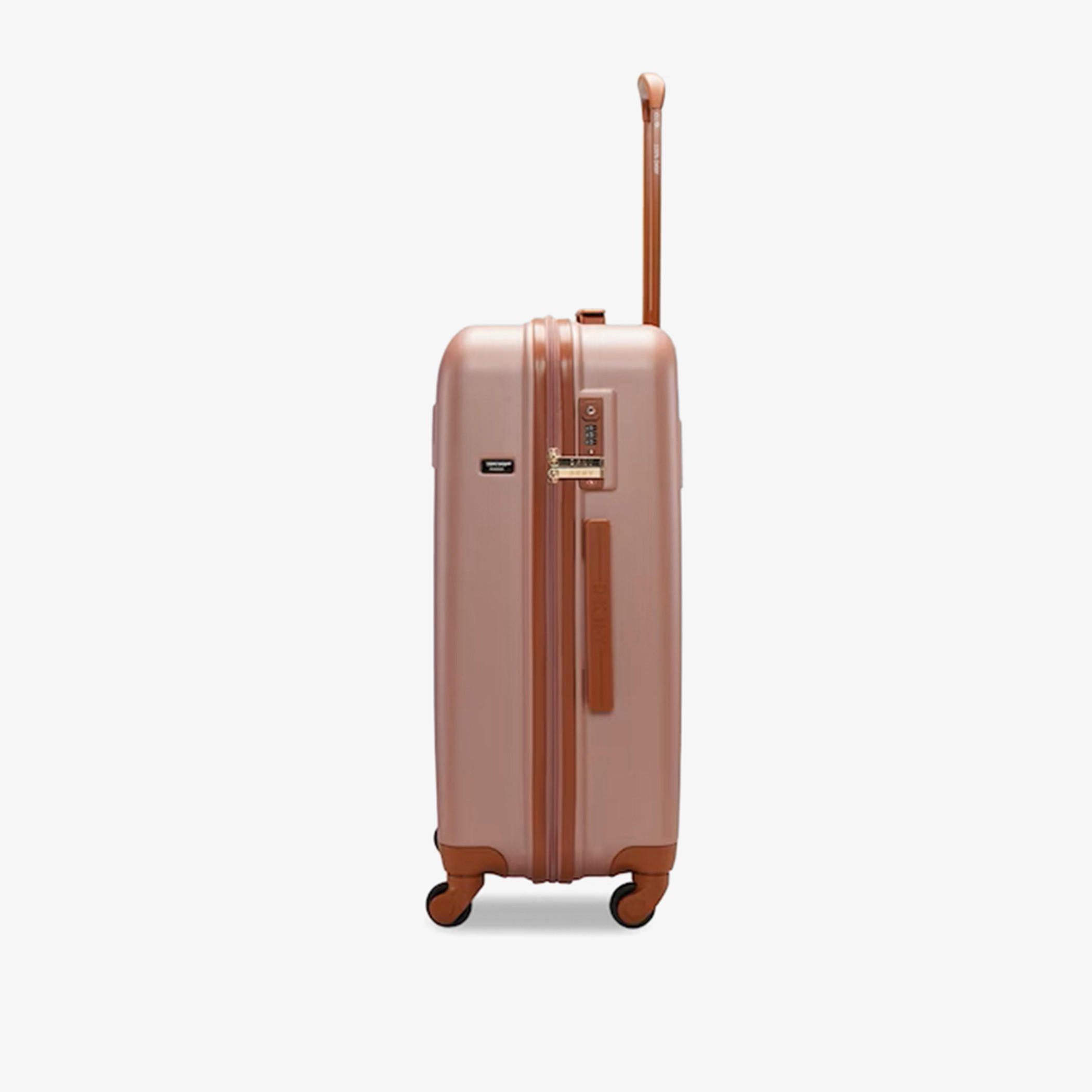DKNY Logo Detail Hardcase Trolley Bag with Retractable Handle-travel-luggagesandbags-luggage-image-5