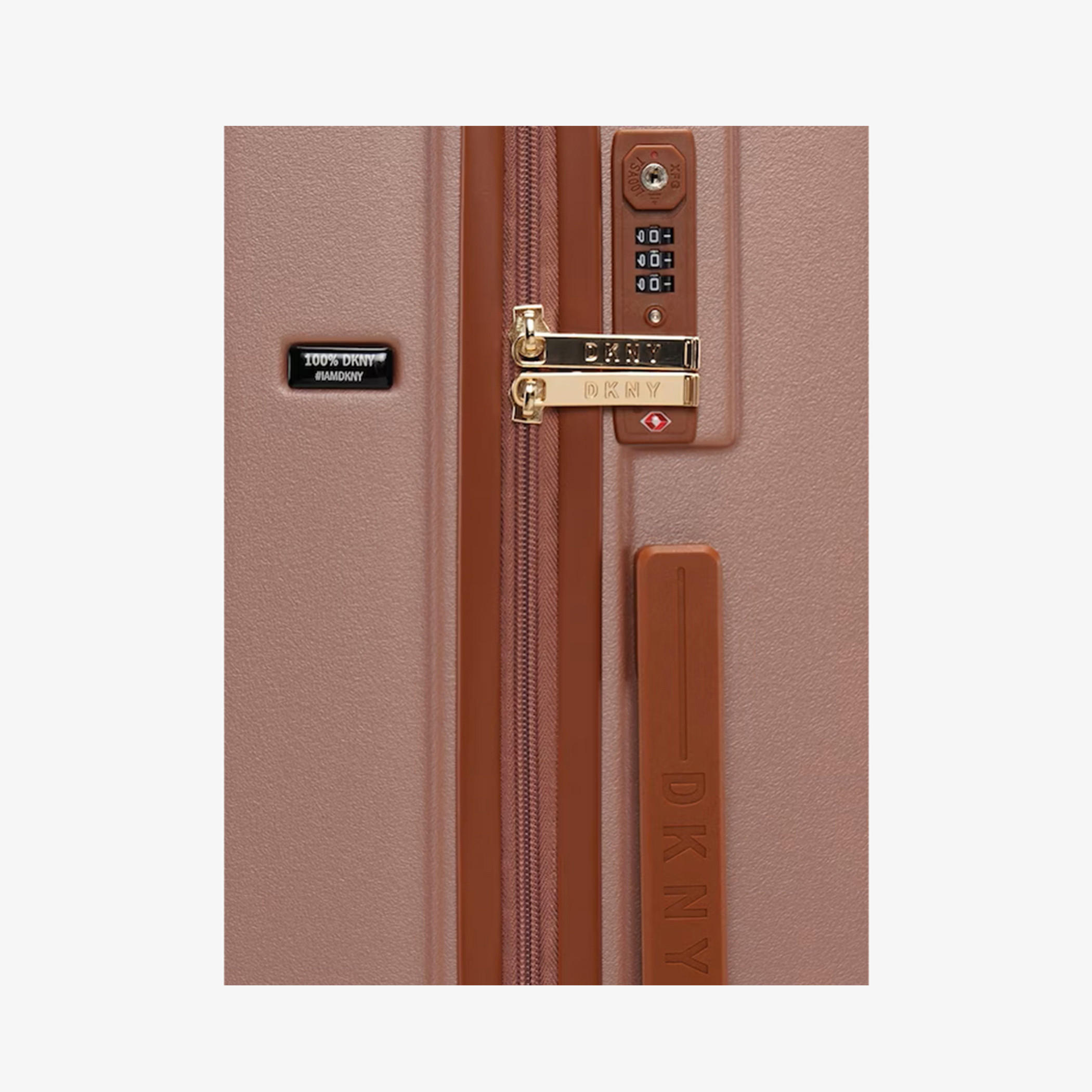 DKNY Logo Detail Hardcase Trolley Bag with Retractable Handle-travel-luggagesandbags-luggage-image-8