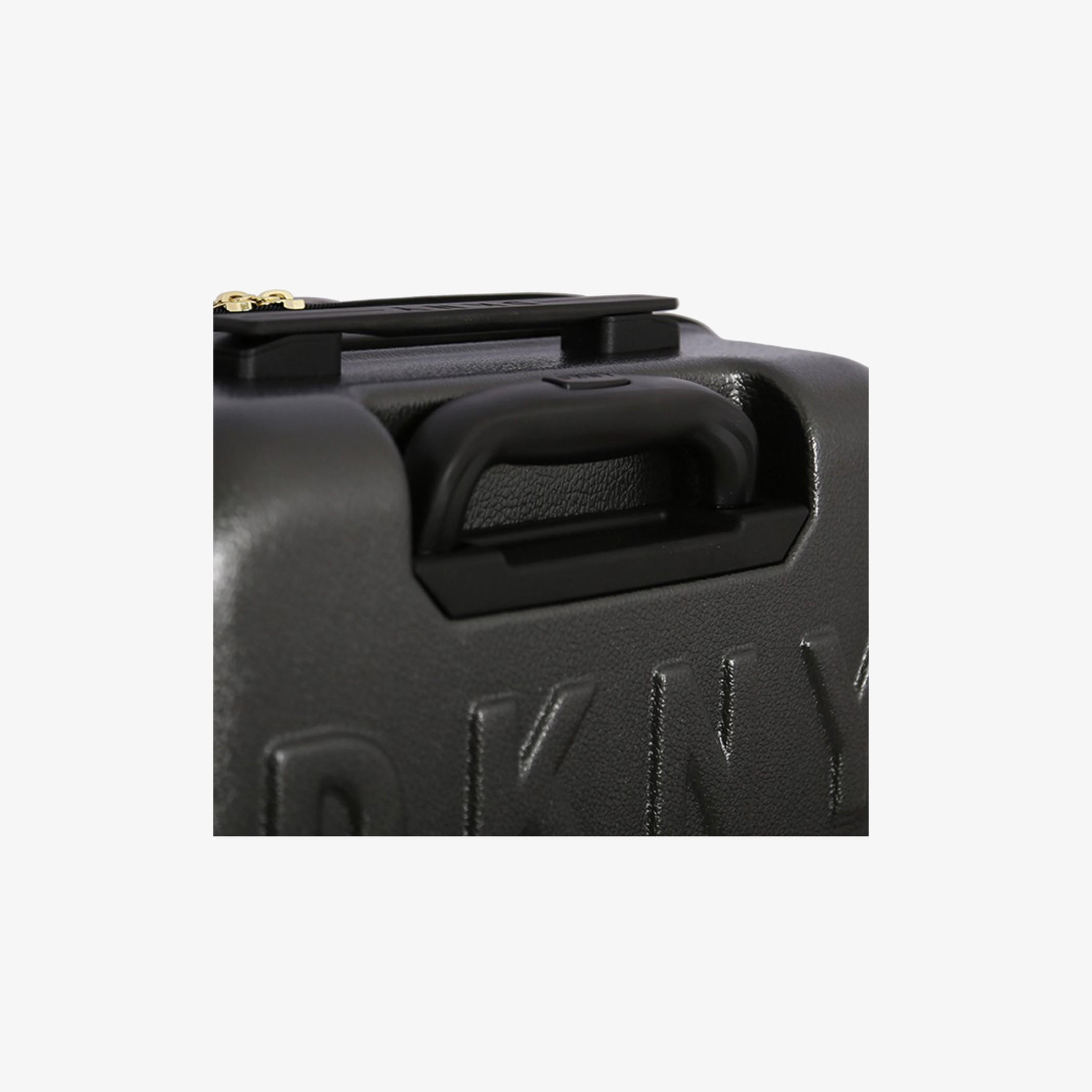 DKNY Logo Detail Hardcase Trolley Bag with Retractable Handle-travel-luggagesandbags-luggage-image-3