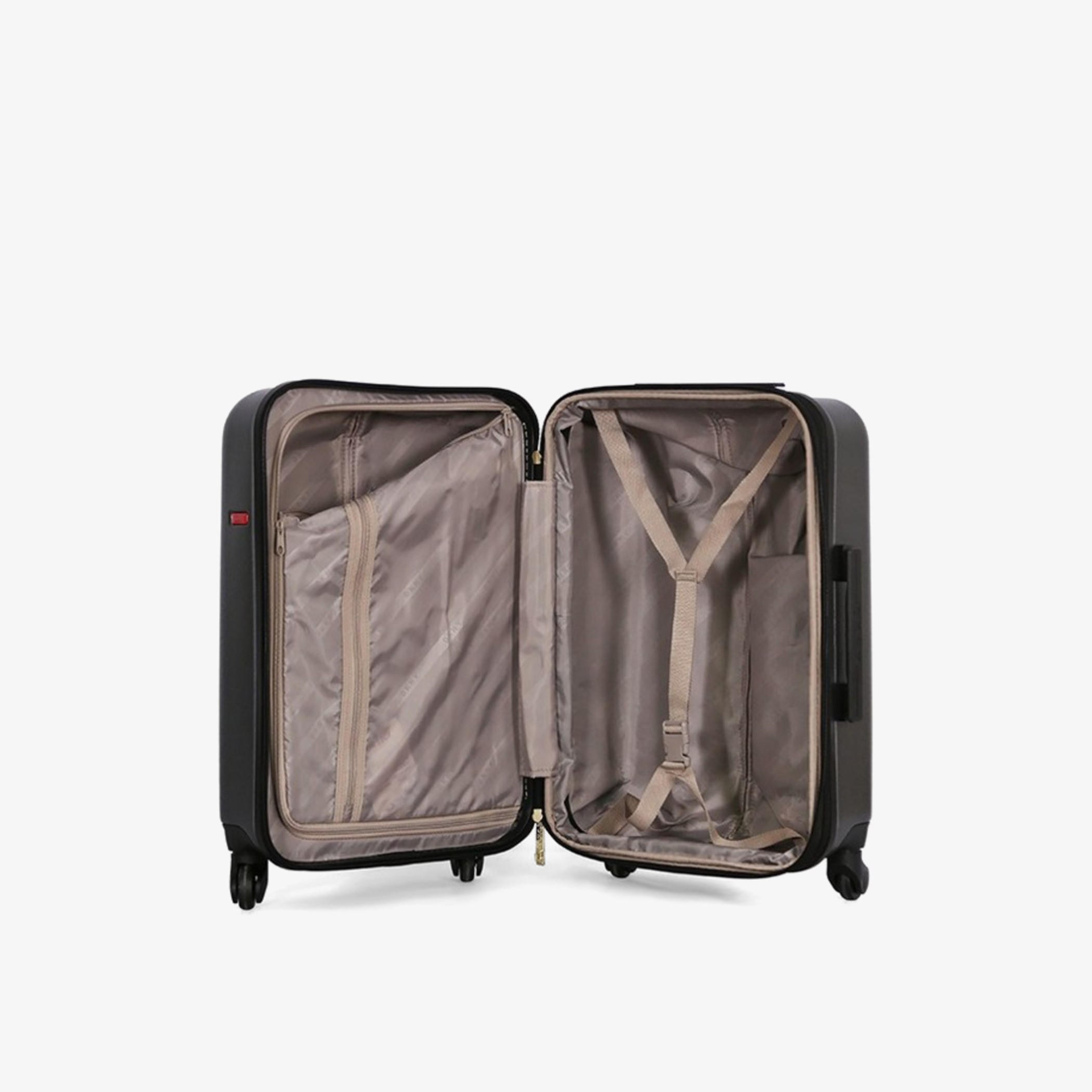 DKNY Logo Detail Hardcase Trolley Bag with Retractable Handle-travel-luggagesandbags-luggage-image-5