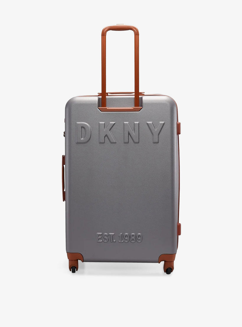 DKNY Logo Detail Hardcase Trolley Bag with Retractable Handle-travel-luggagesandbags-luggage-image-2