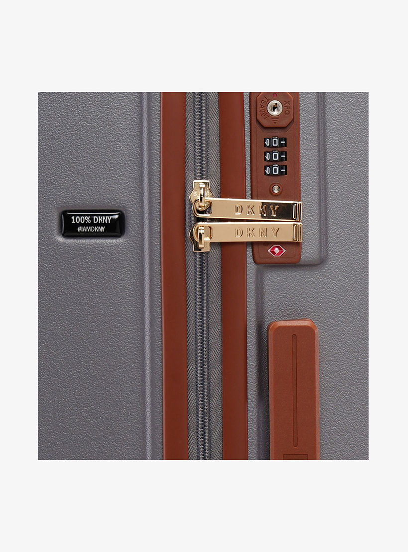 DKNY Logo Detail Hardcase Trolley Bag with Retractable Handle-travel-luggagesandbags-luggage-image-8