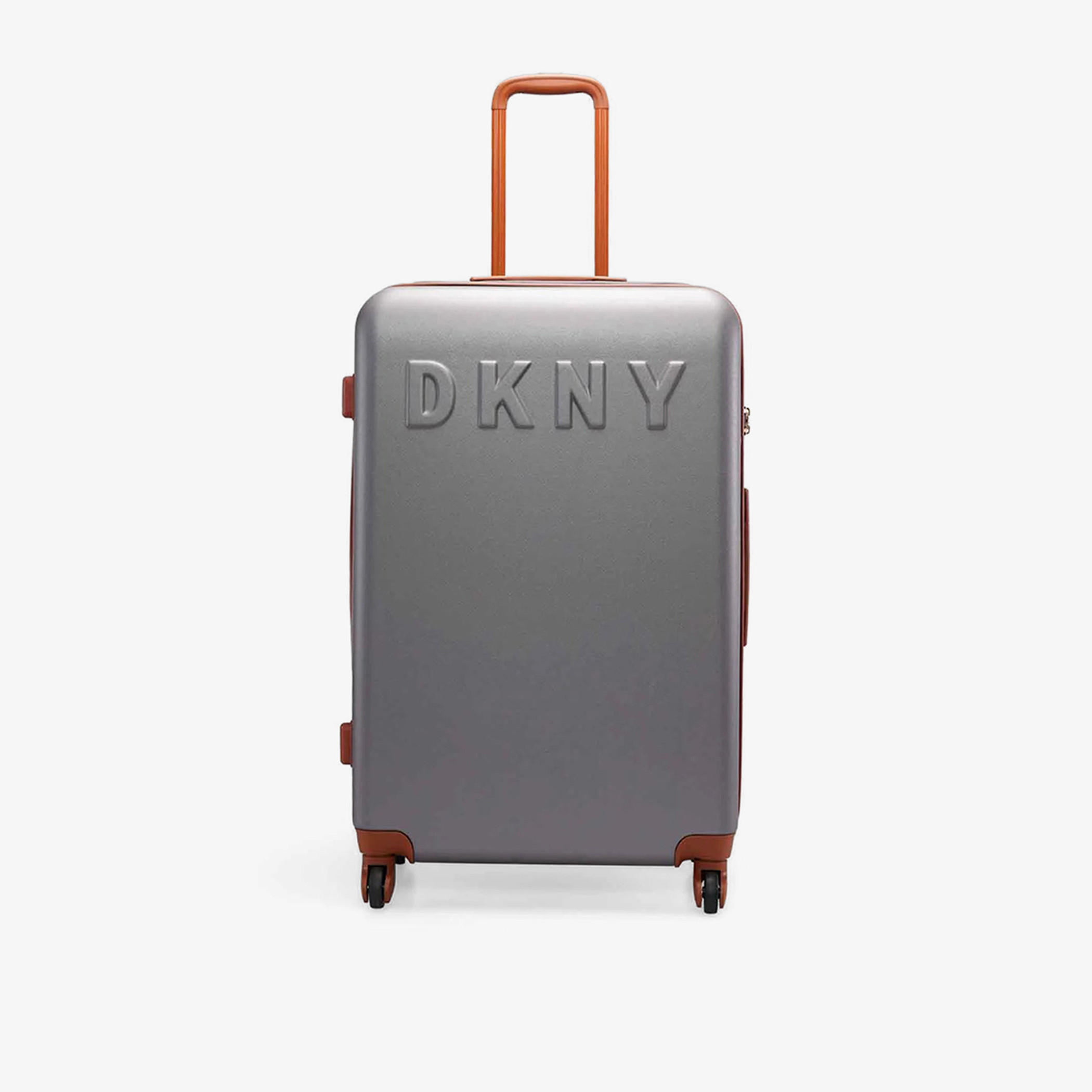 DKNY Solid Hardcase Trolley Bag with Retractable Handle-travel-luggagesandbags-luggage-image-1