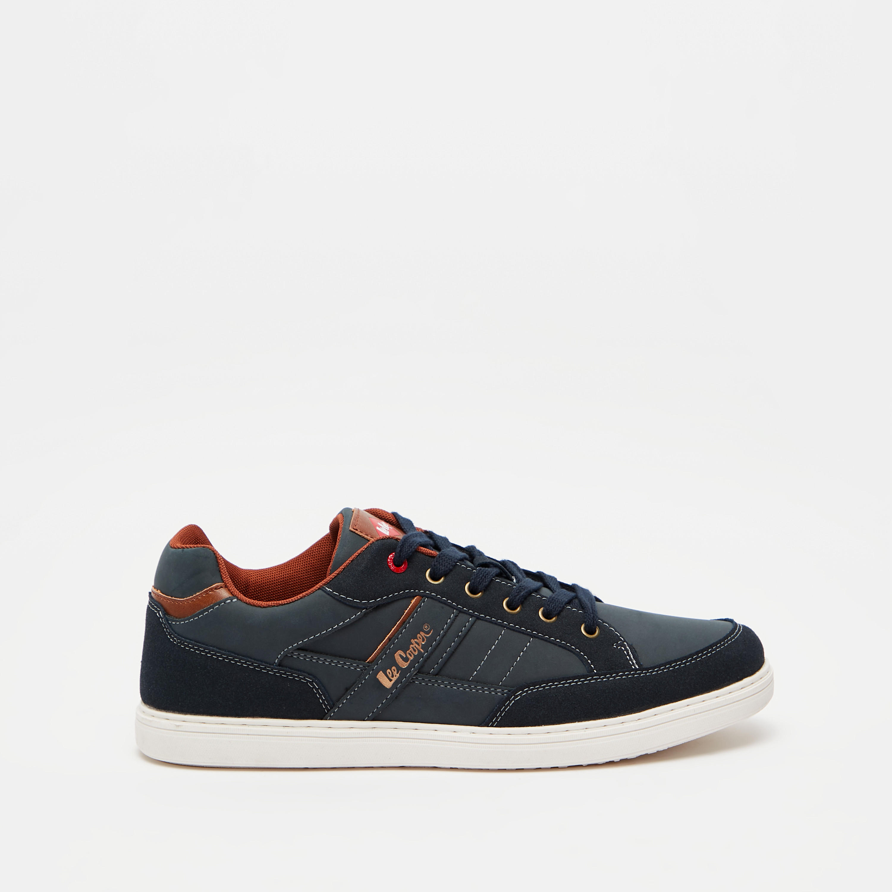 Lee Cooper Men's Lace-Up Sneakers-men-shoes-sneakers-image-1