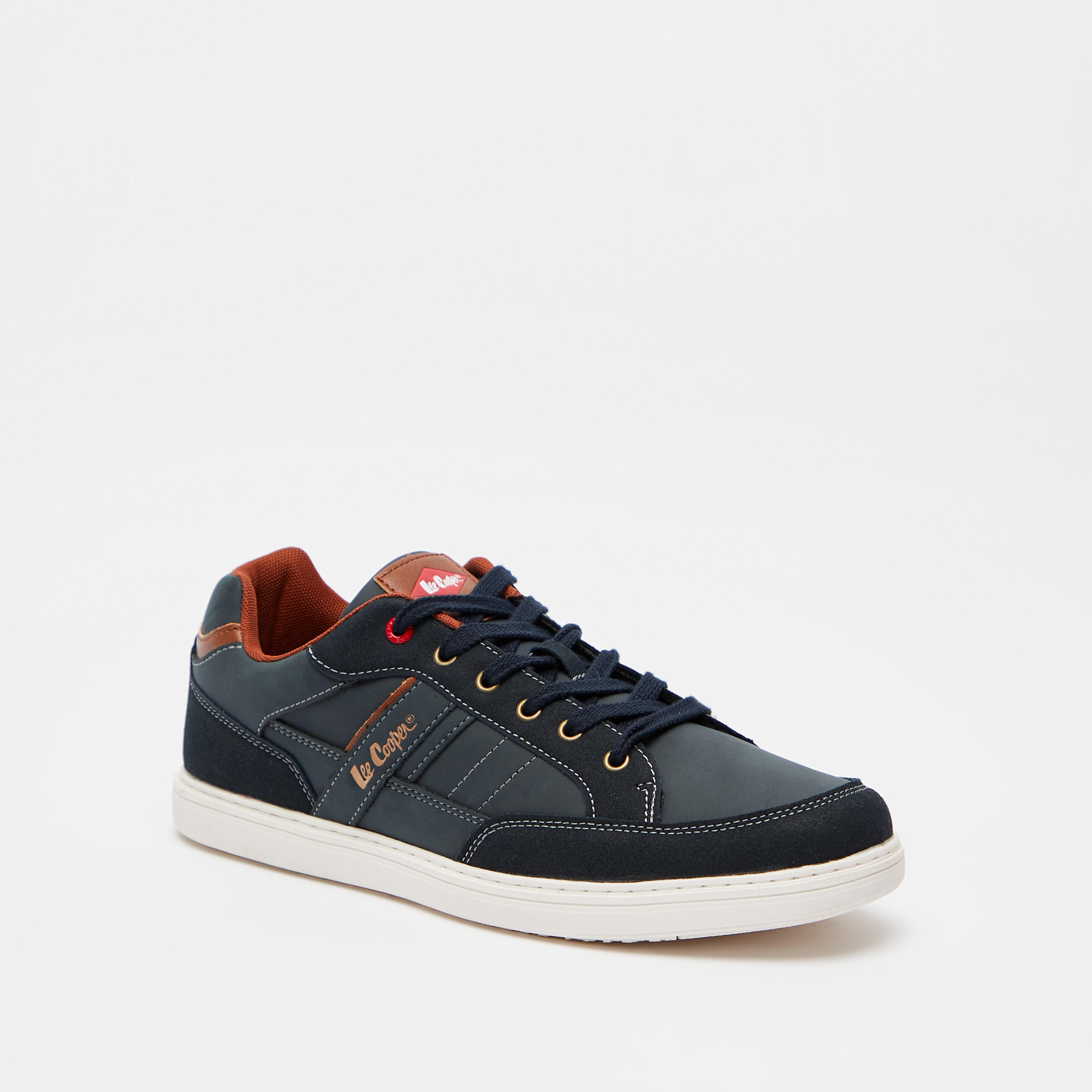 Lee Cooper Men's Lace-Up Sneakers-men-shoes-sneakers-image-2