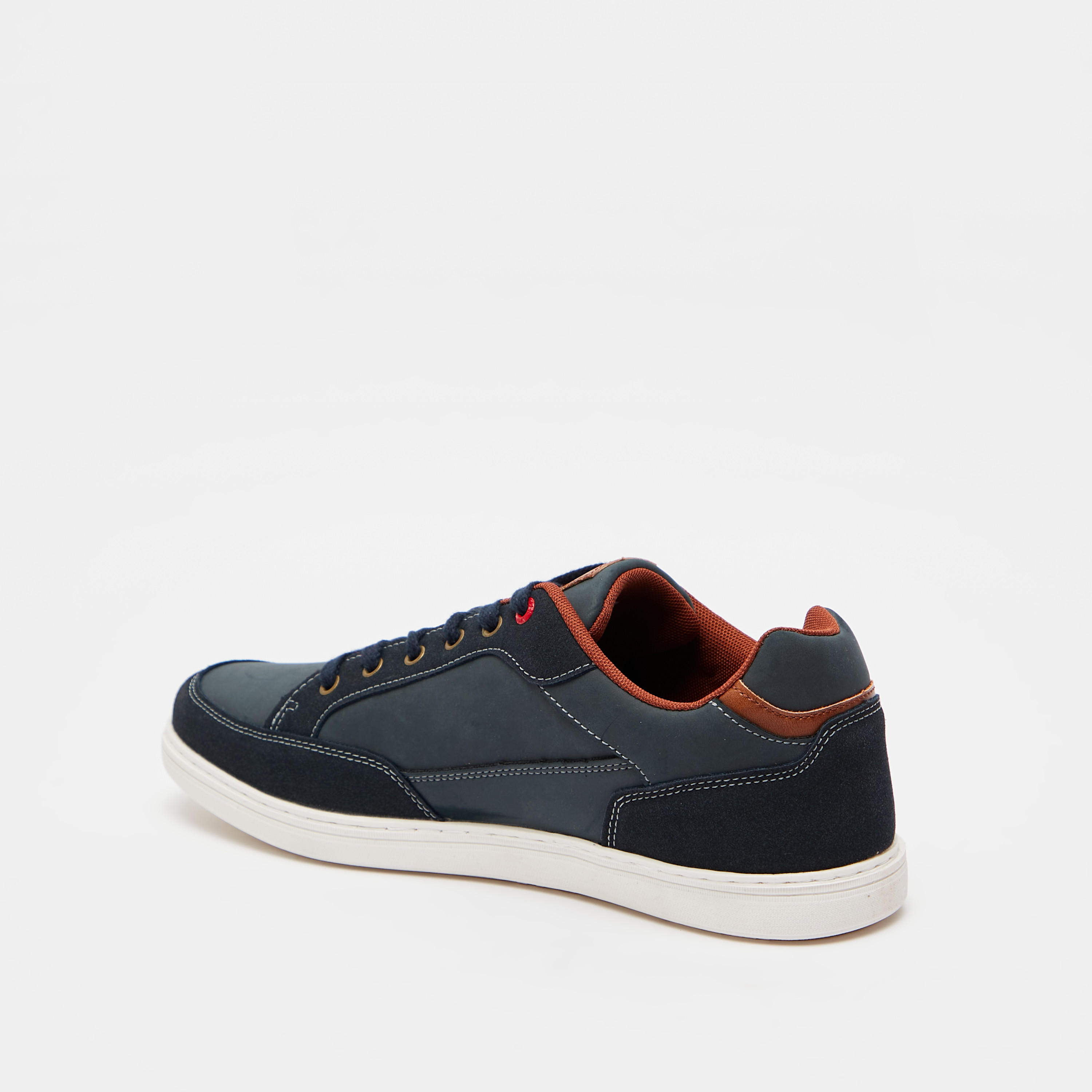Lee Cooper Men's Lace-Up Sneakers-men-shoes-sneakers-image-3