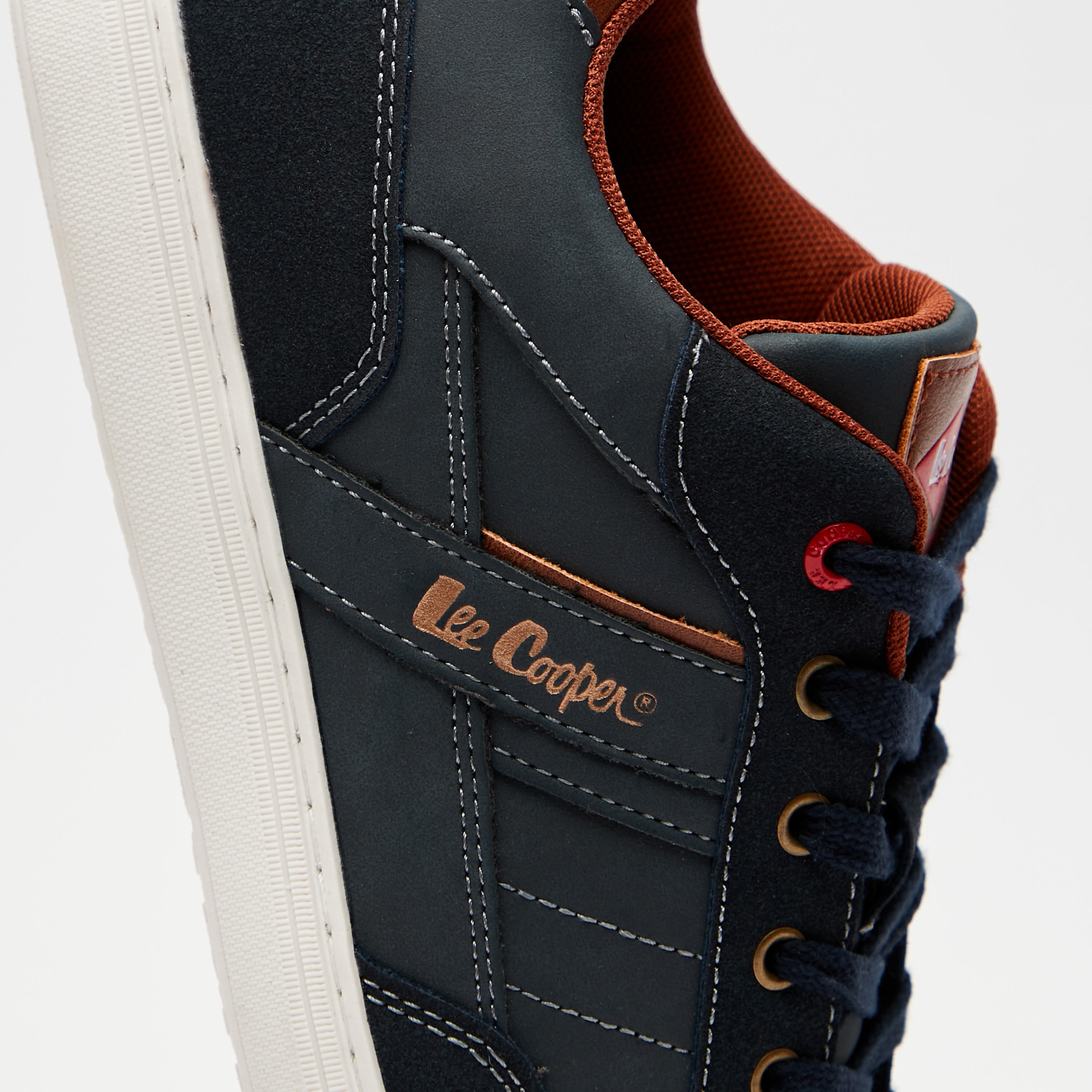 Lee Cooper Men's Lace-Up Sneakers-men-shoes-sneakers-image-4