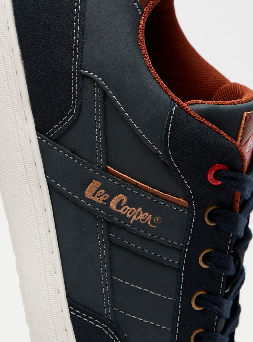 Lee Cooper Men's Lace-Up Sneakers-men-shoes-sneakers-image-4