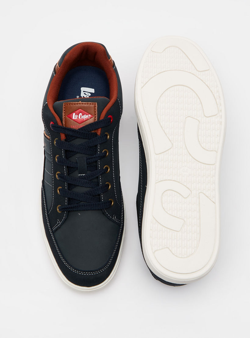 Lee Cooper Men's Lace-Up Sneakers-men-shoes-sneakers-image-5