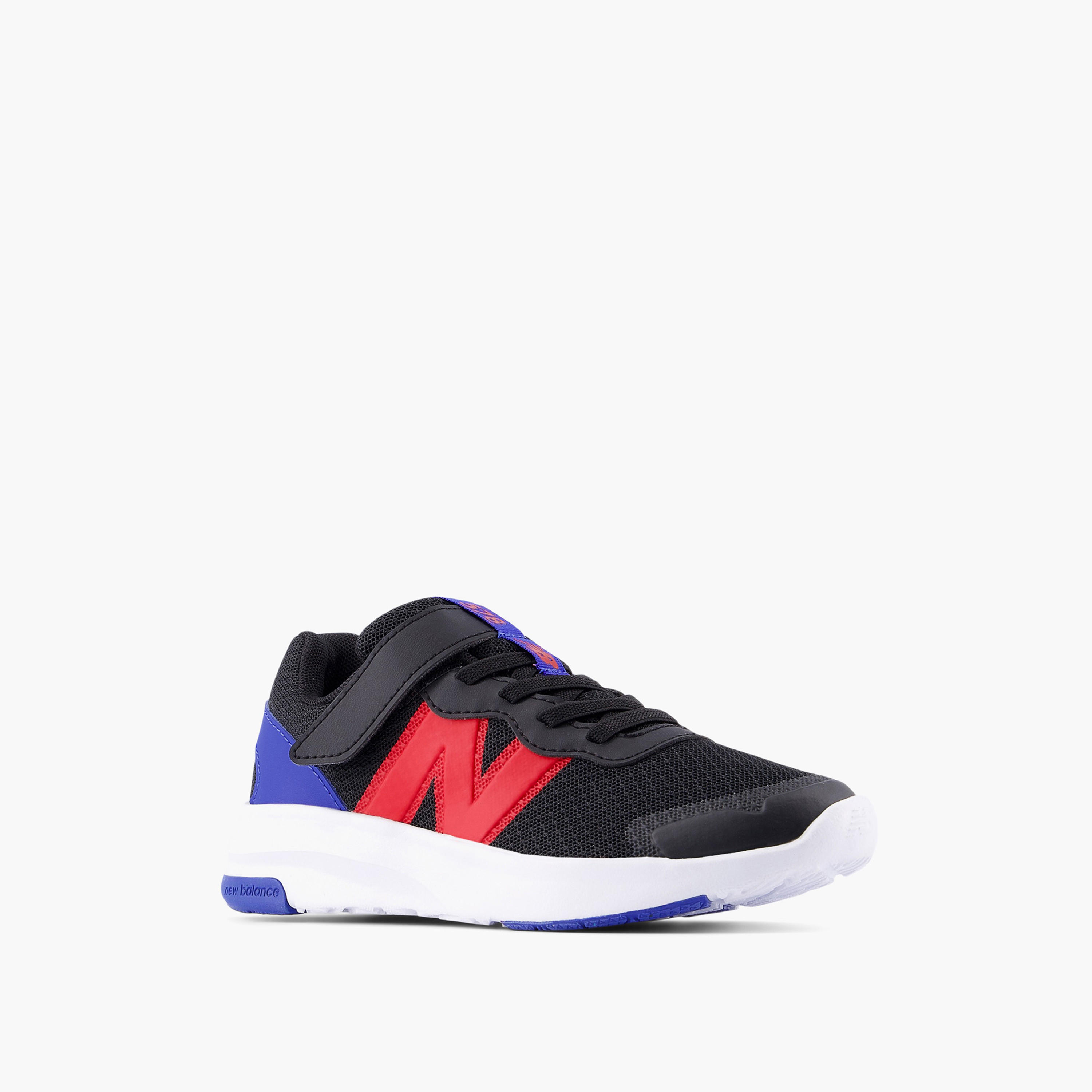 New Balance Boy's Panelled Sports Shoes with Hook and Loop Closure-boys-shoes-sneakers-image-1