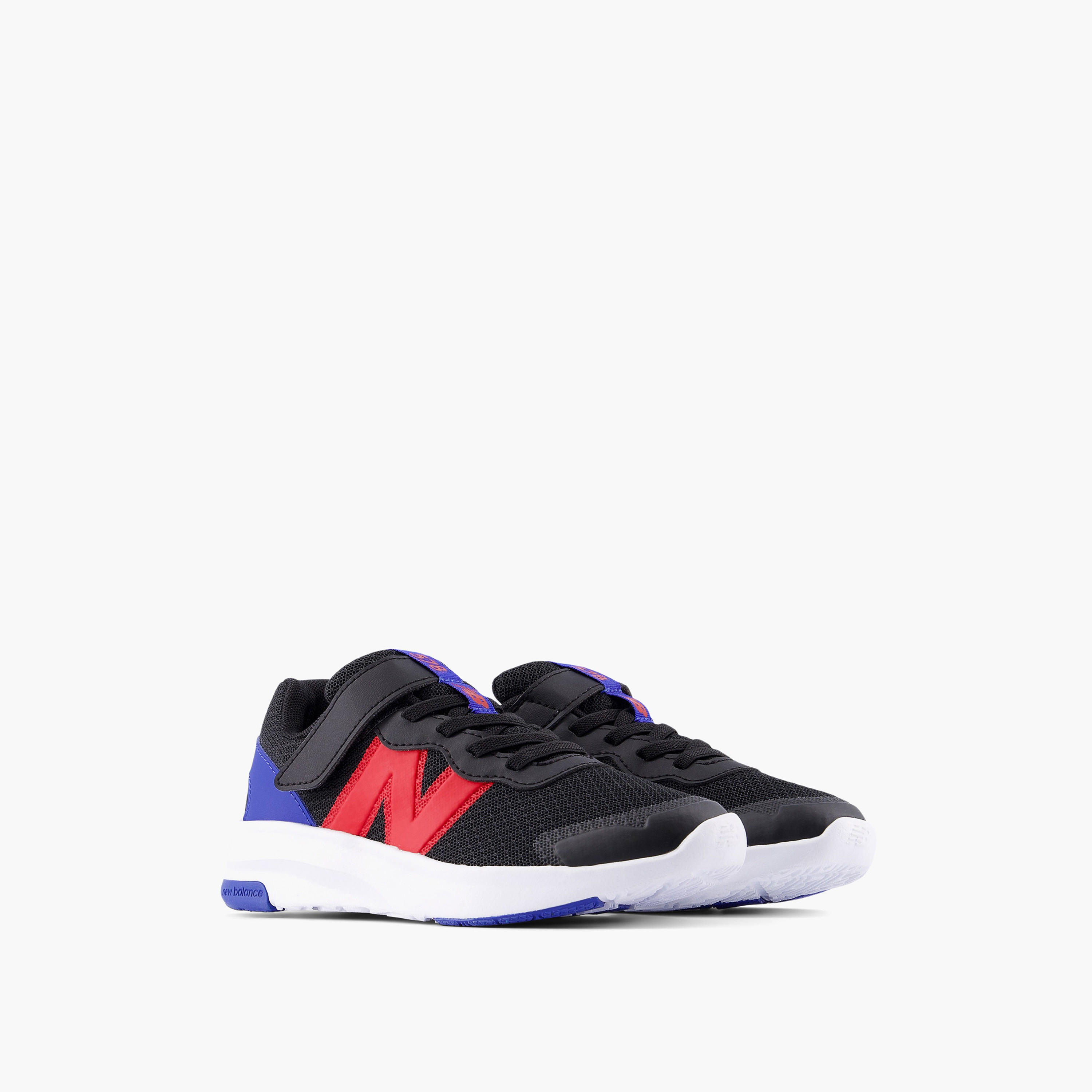 New Balance Boy's Panelled Sports Shoes with Hook and Loop Closure-boys-shoes-sneakers-image-5