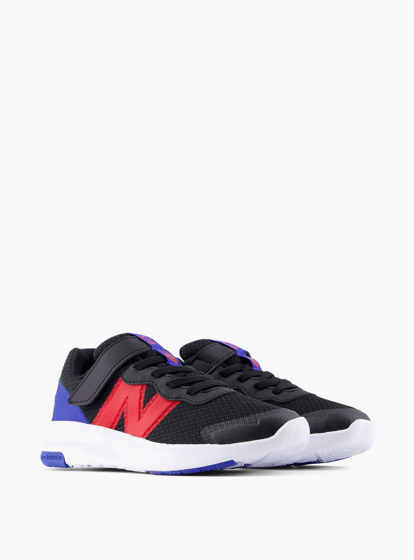 New Balance Boy's Panelled Sports Shoes with Hook and Loop Closure-boys-shoes-sneakers-image-5