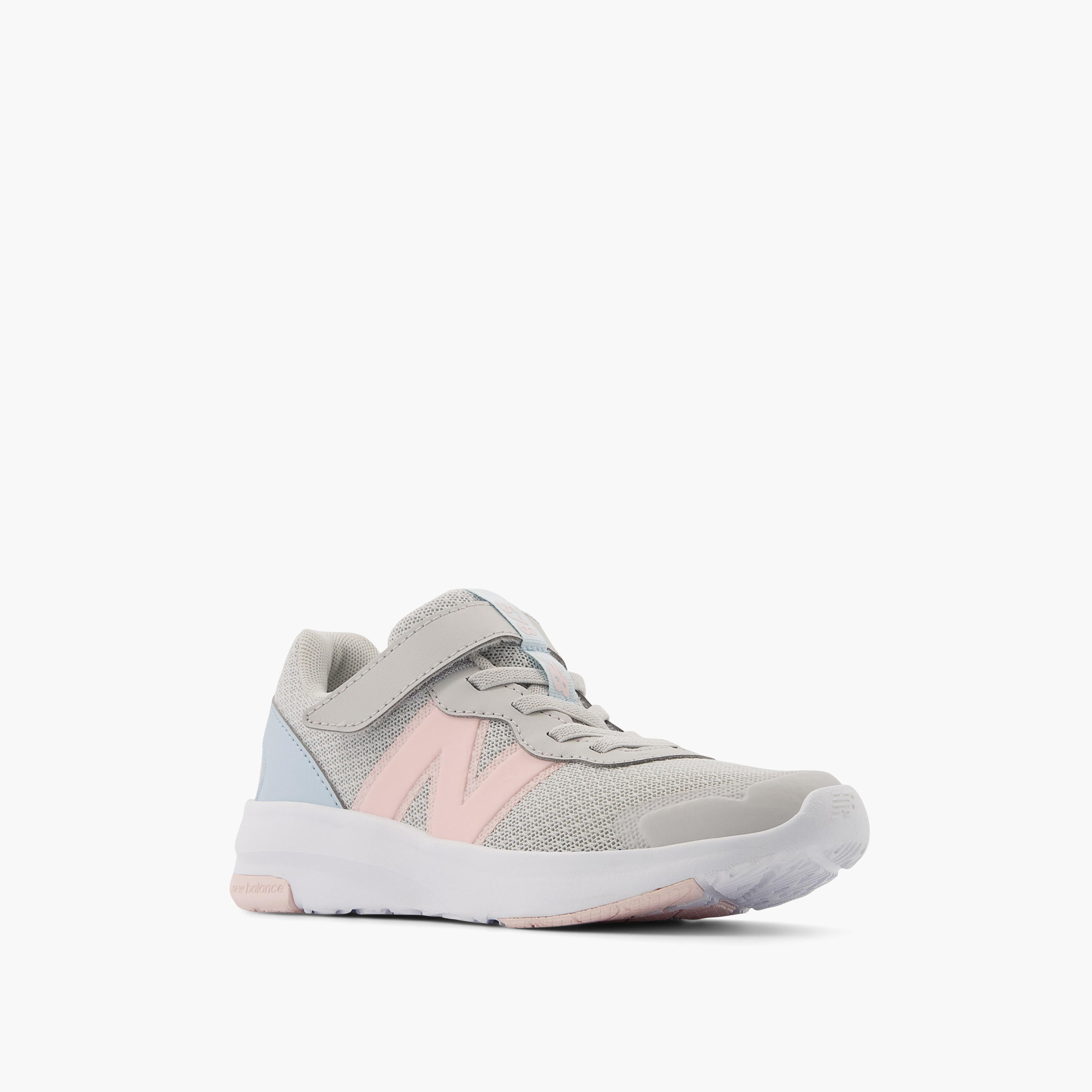 New Balance Girls' Logo Detail Sports Shoes with Hook and Loop Closure-girls-shoes-sports-image-1