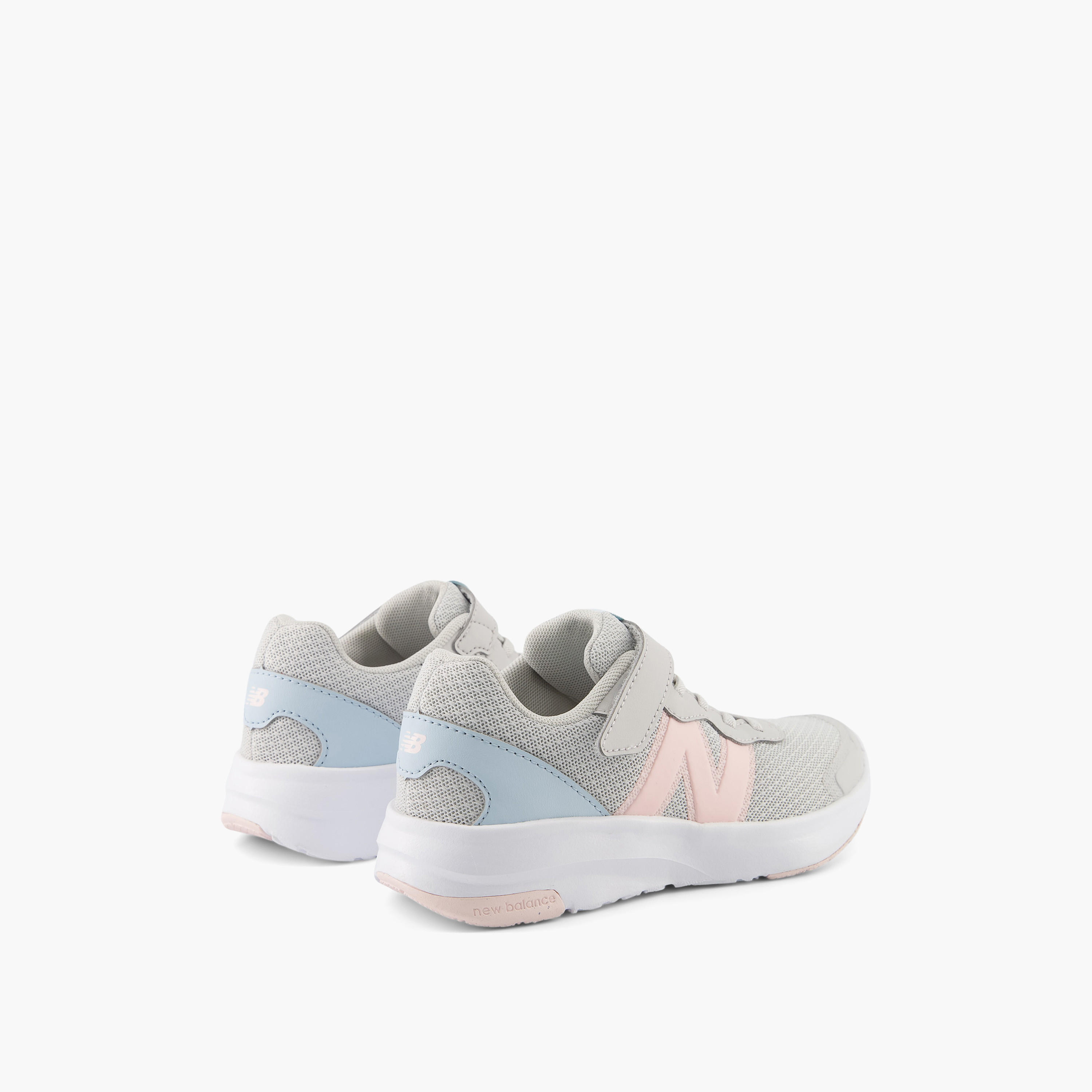 New Balance Girls' Logo Detail Sports Shoes with Hook and Loop Closure-girls-shoes-sports-image-3
