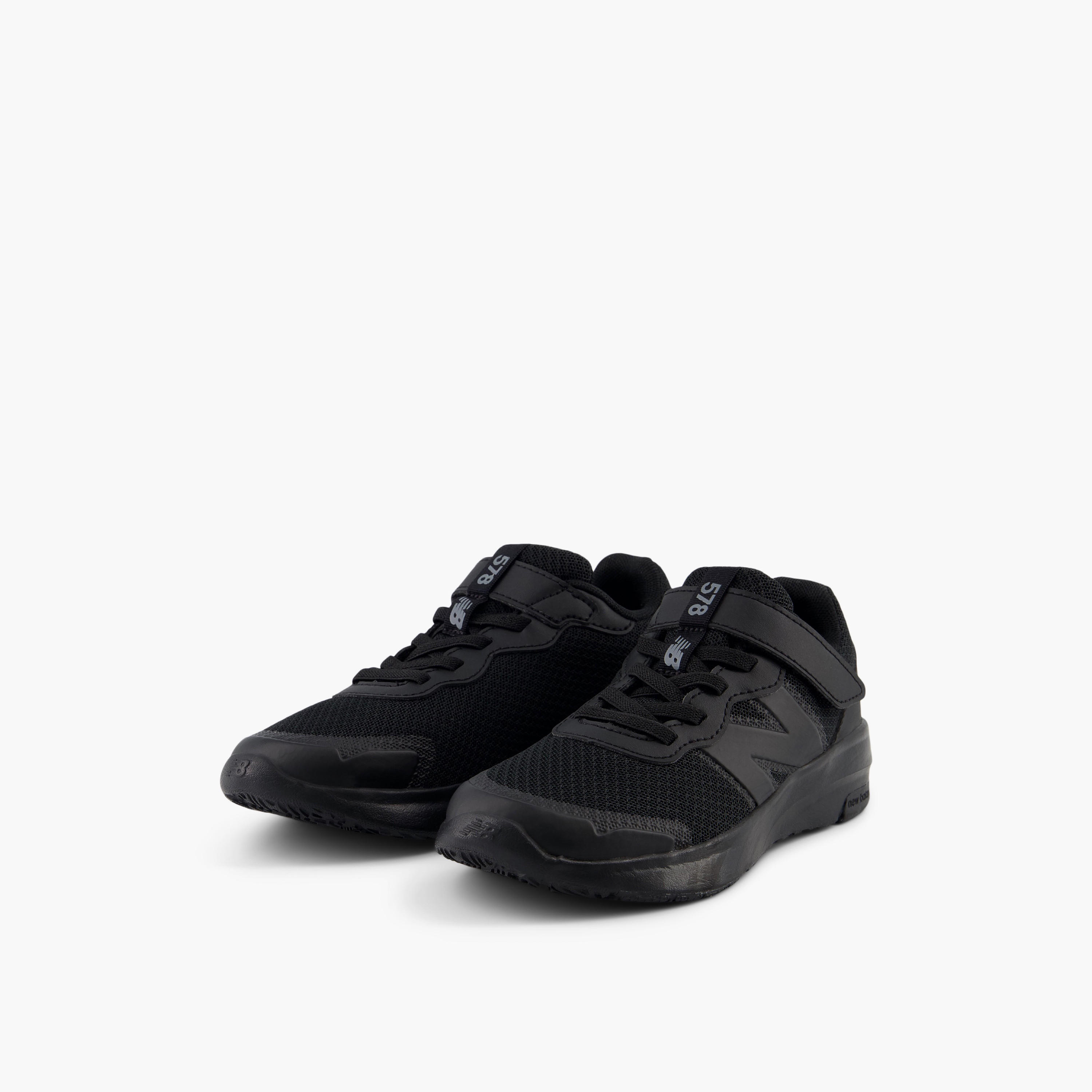 New Balance Boys' Panelled School Shoes with Hook and Loop Closure- PT578BB-M-boys-shoes-schoolshoes-image-1