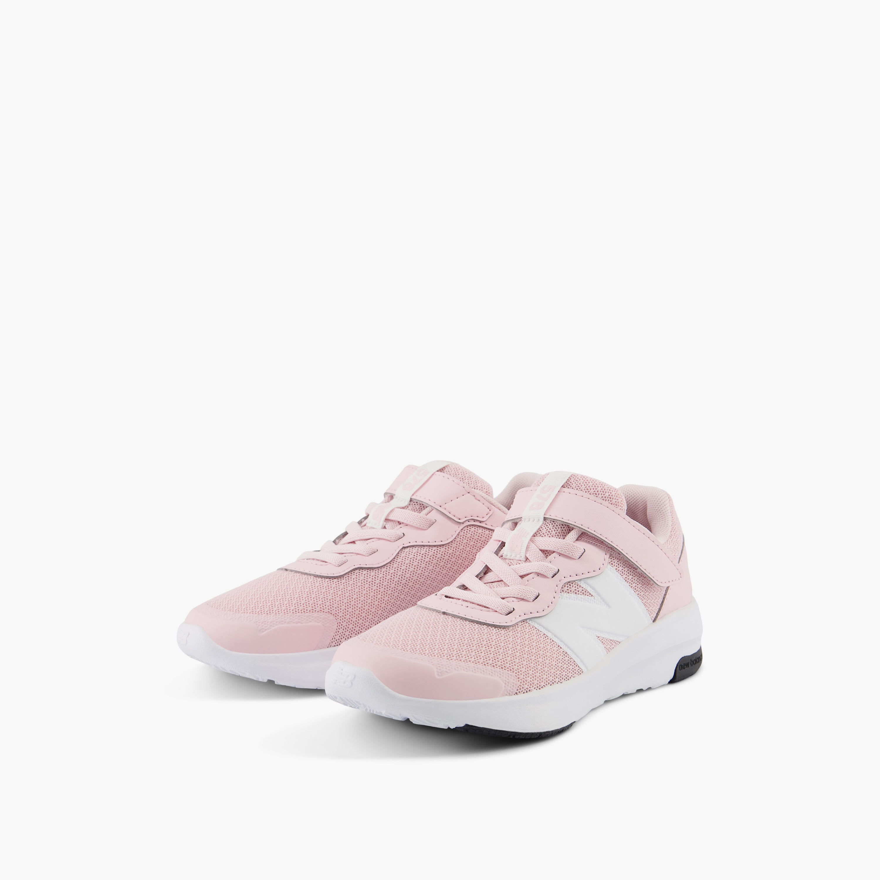 New Balance Girls' Panelled Sports Shoes with Hook and Loop Closure - PT578PK-M-girls-shoes-sports-image-1